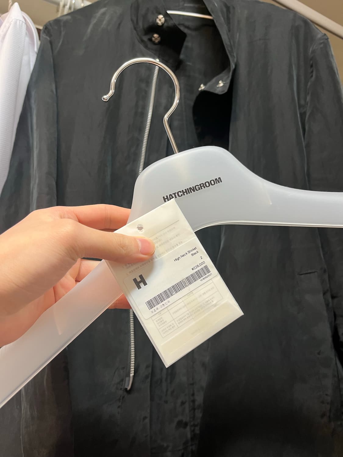 해칭룸 high neck shirket 상품이미지3