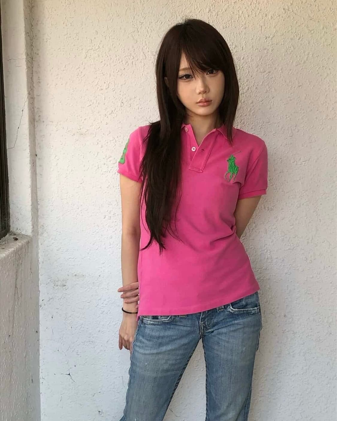 M POLO 폴로 랄프로렌 빅포니 피케 셔츠 핑크 상품이미지10