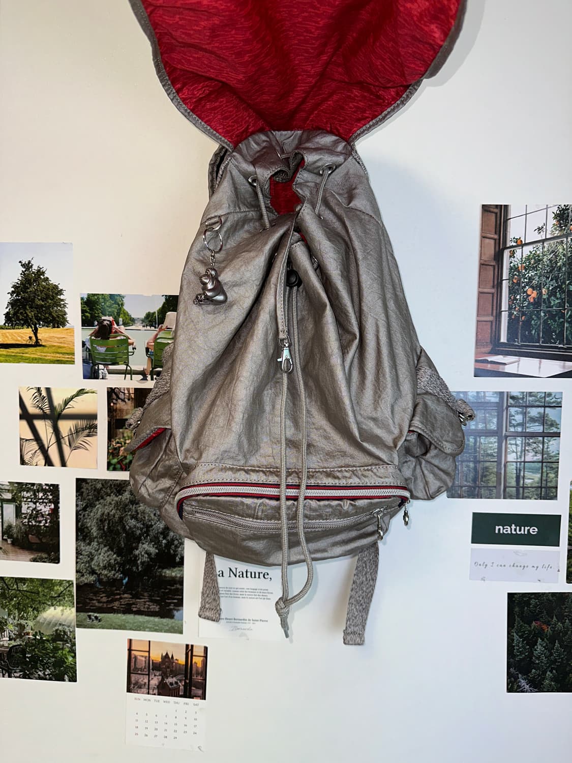 Kipling gray bokashi backpack 상품이미지5