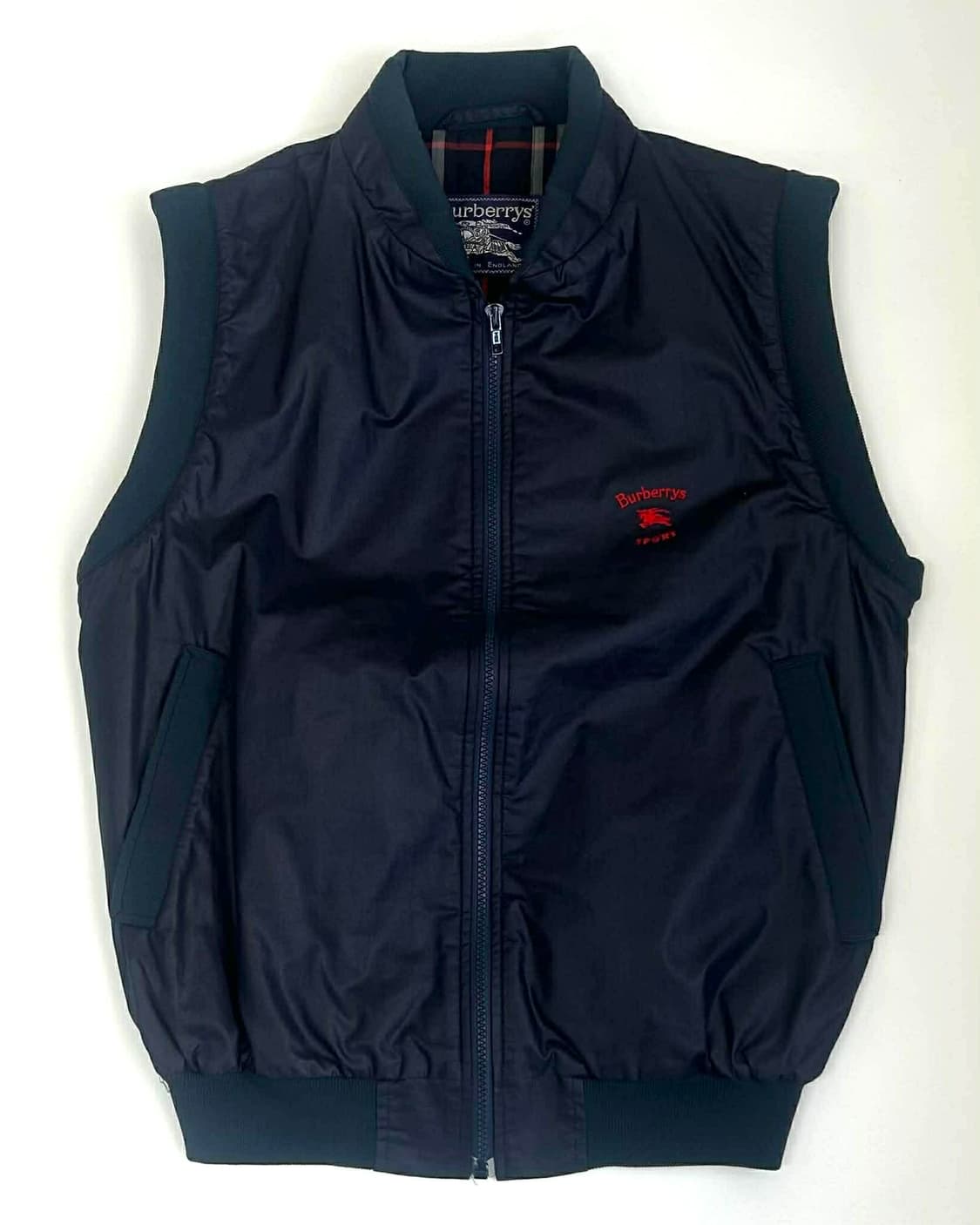버버리 스포츠 빈티지 집업 패딩 베스트 상품이미지1