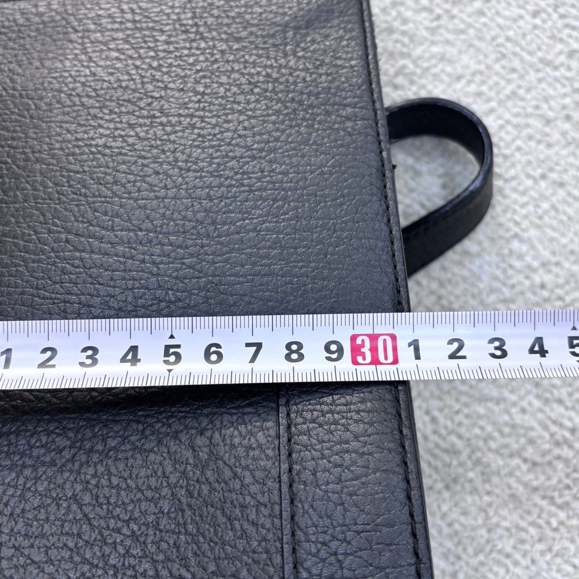 F 빈티지 클래식 블랙 가죽 백팩 0409E 상품이미지4