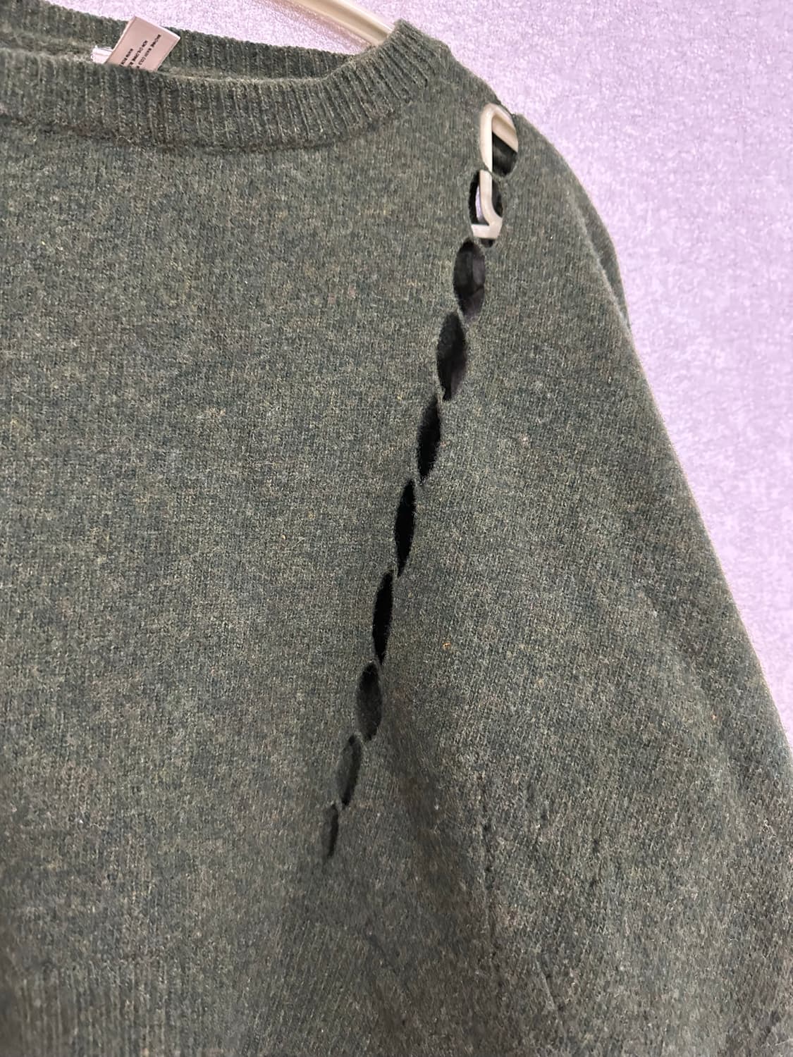 언발란스 가오리핏 니트  상품이미지3