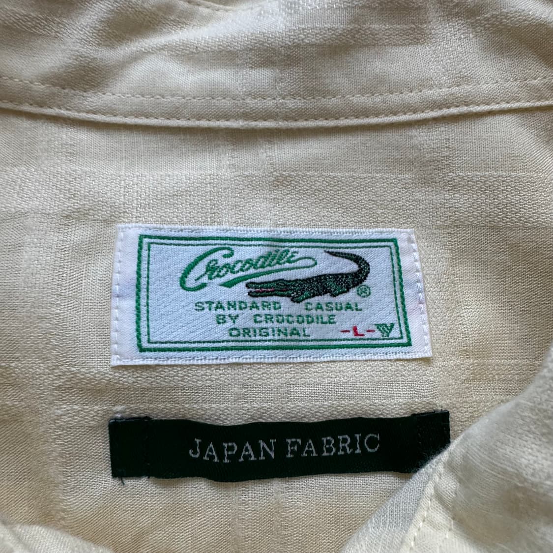 CROCODILE 일본빈티지셔츠 크로커다일 빈티지셔츠 여름셔츠 L 100 상품이미지4
