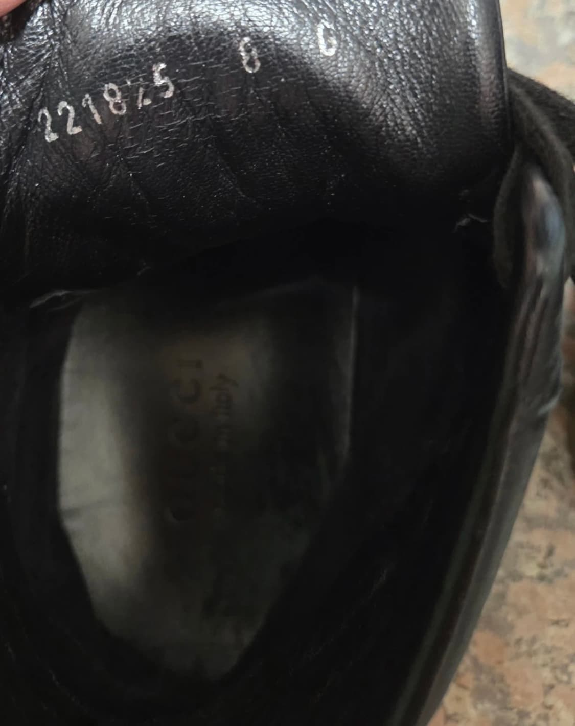 구찌 하이탑 레더 스니커즈 8사이즈 상품이미지4