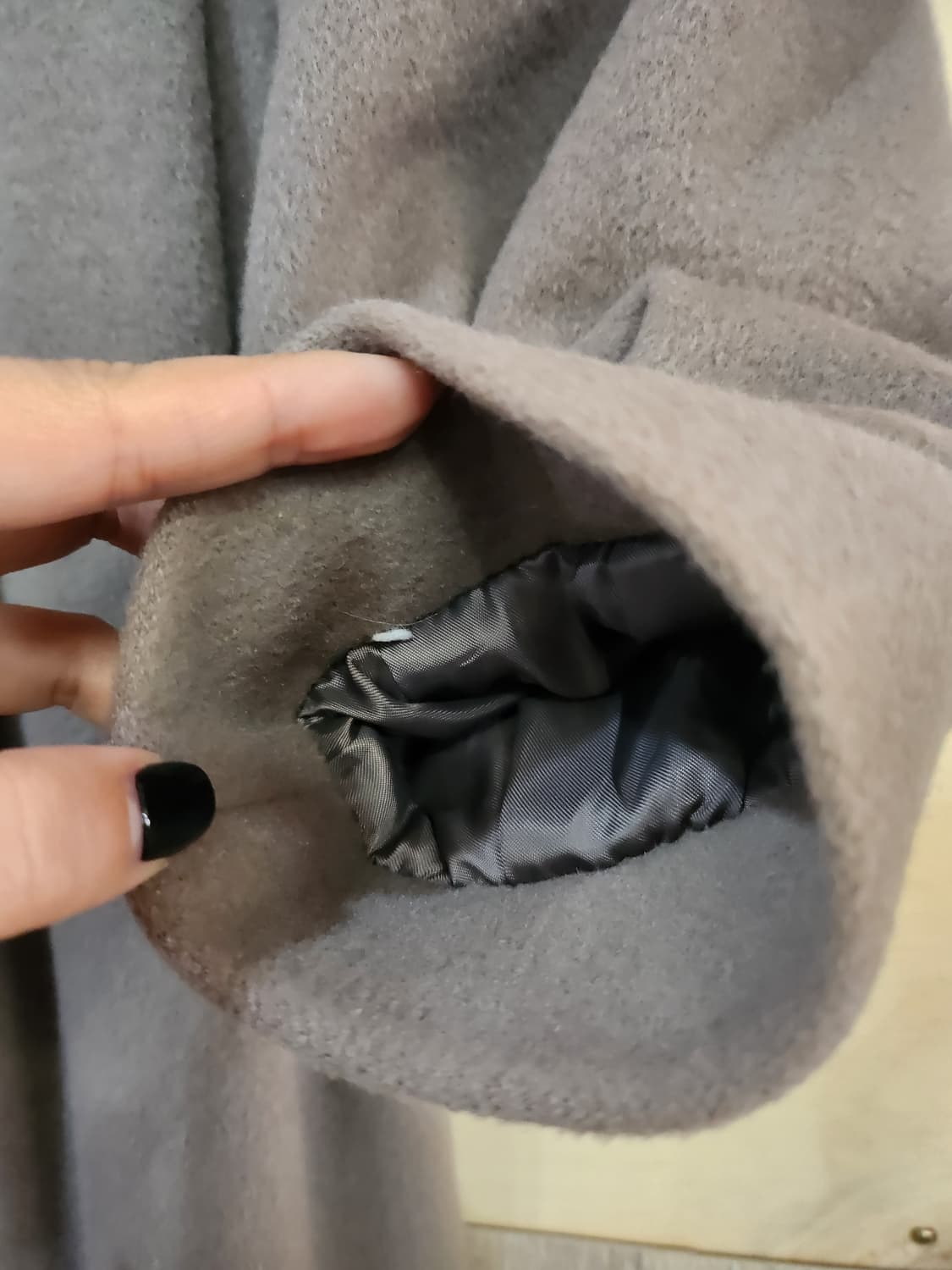 126) 비키 VIKI 캐시미어블랜드 코트 상품이미지4