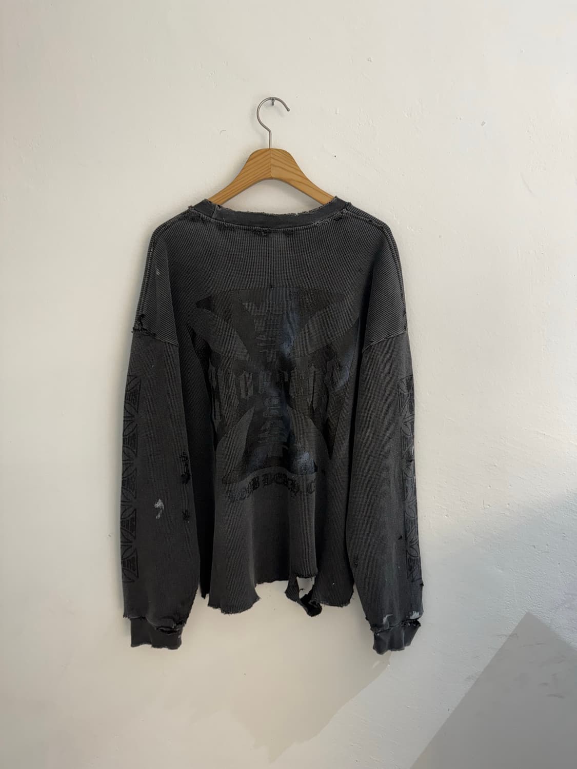 빈티지 커스텀 웨스트 와플긴팔 상품이미지6