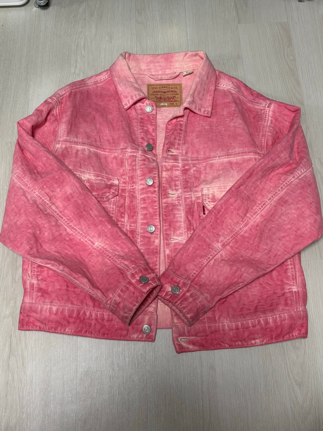 리바이스 스투시 자카드 데님 자켓  상품이미지1