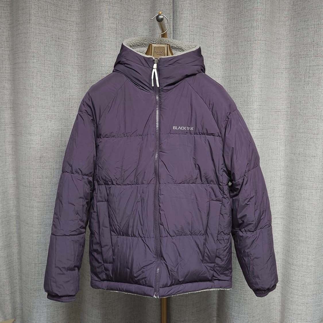 90 ) 블랙야크 남녀공용 리버시블 양면 후리스 오리털 패딩 상품이미지1