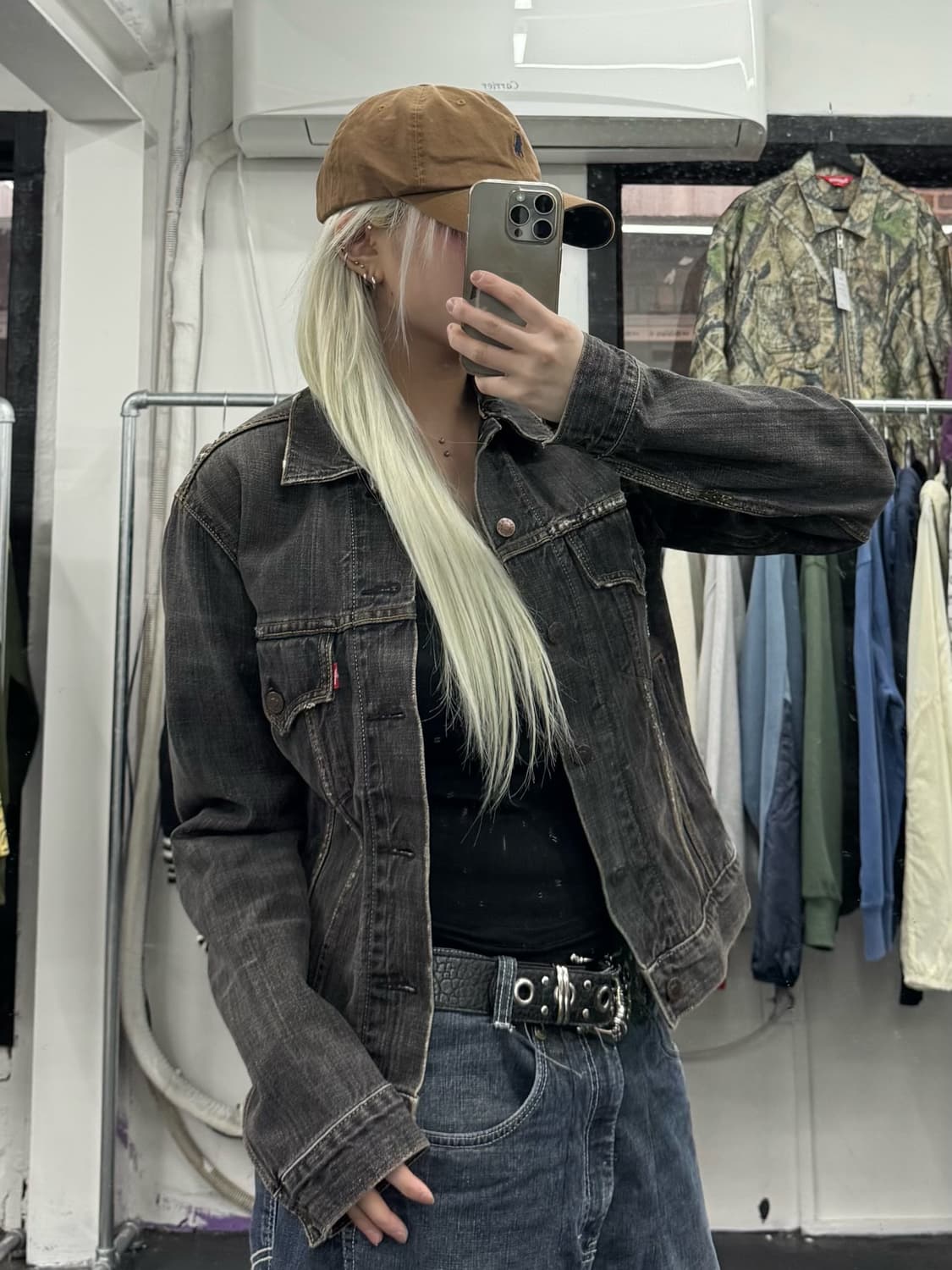 리바이스 흑청 데님자켓 상품이미지2