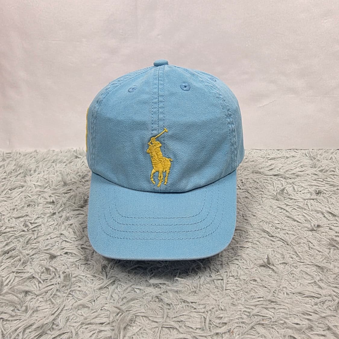 폴로랄프로렌 키즈 피그먼트 빅포니 볼캡 라이트블루 4-7 (53cm) 상품이미지2