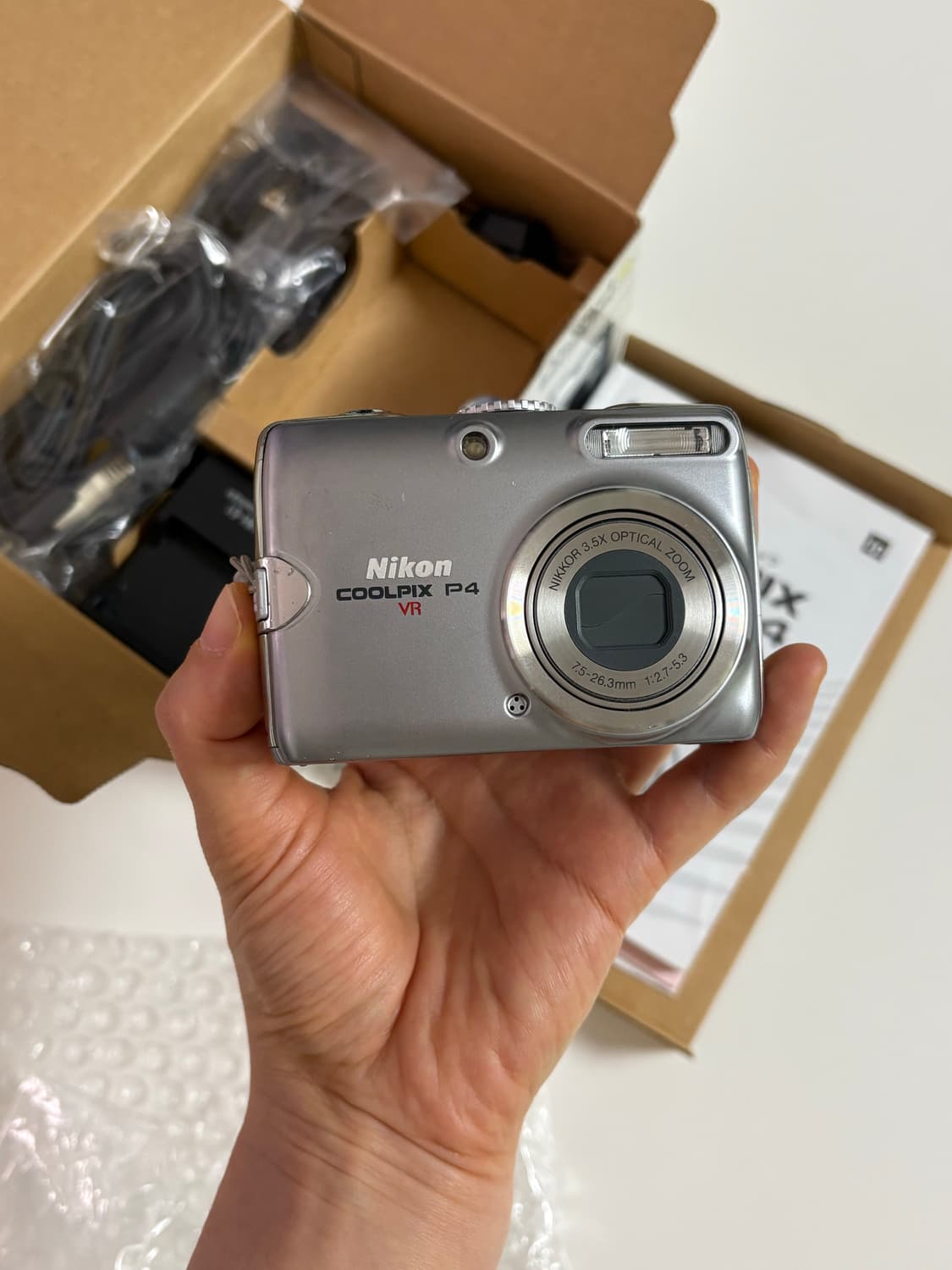 [풀박스] 니콘 쿨픽스 P4 실버 상품이미지1