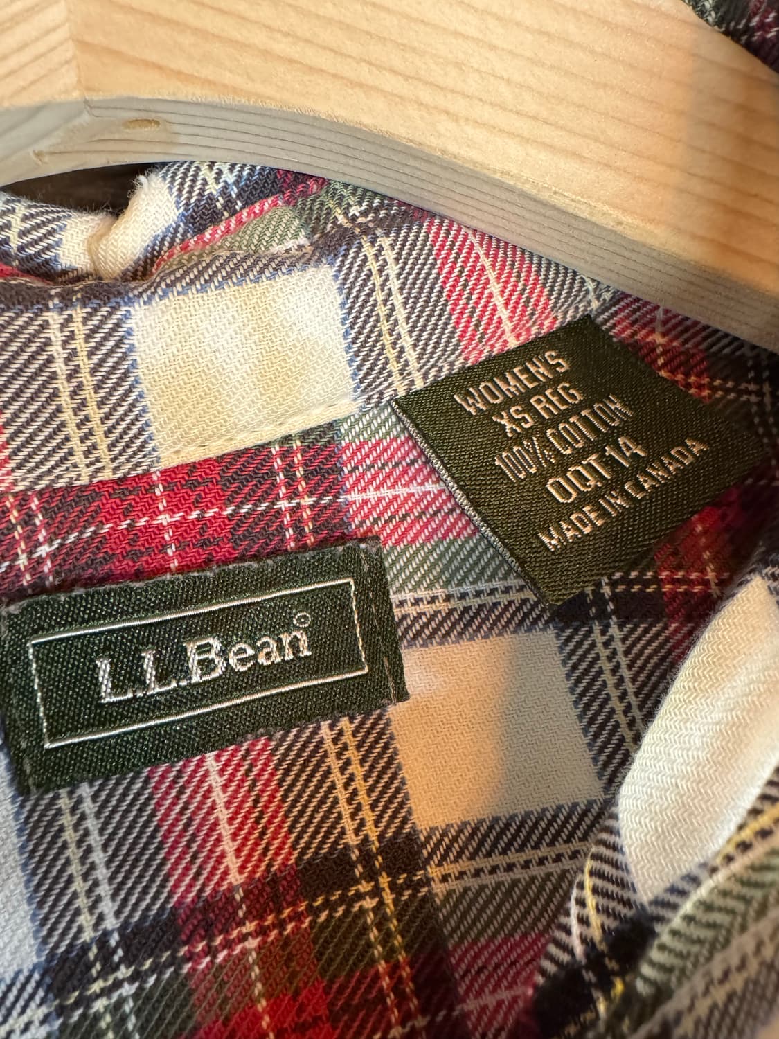 L.L.Bean 빈티지 여성 체크셔츠 상품이미지4