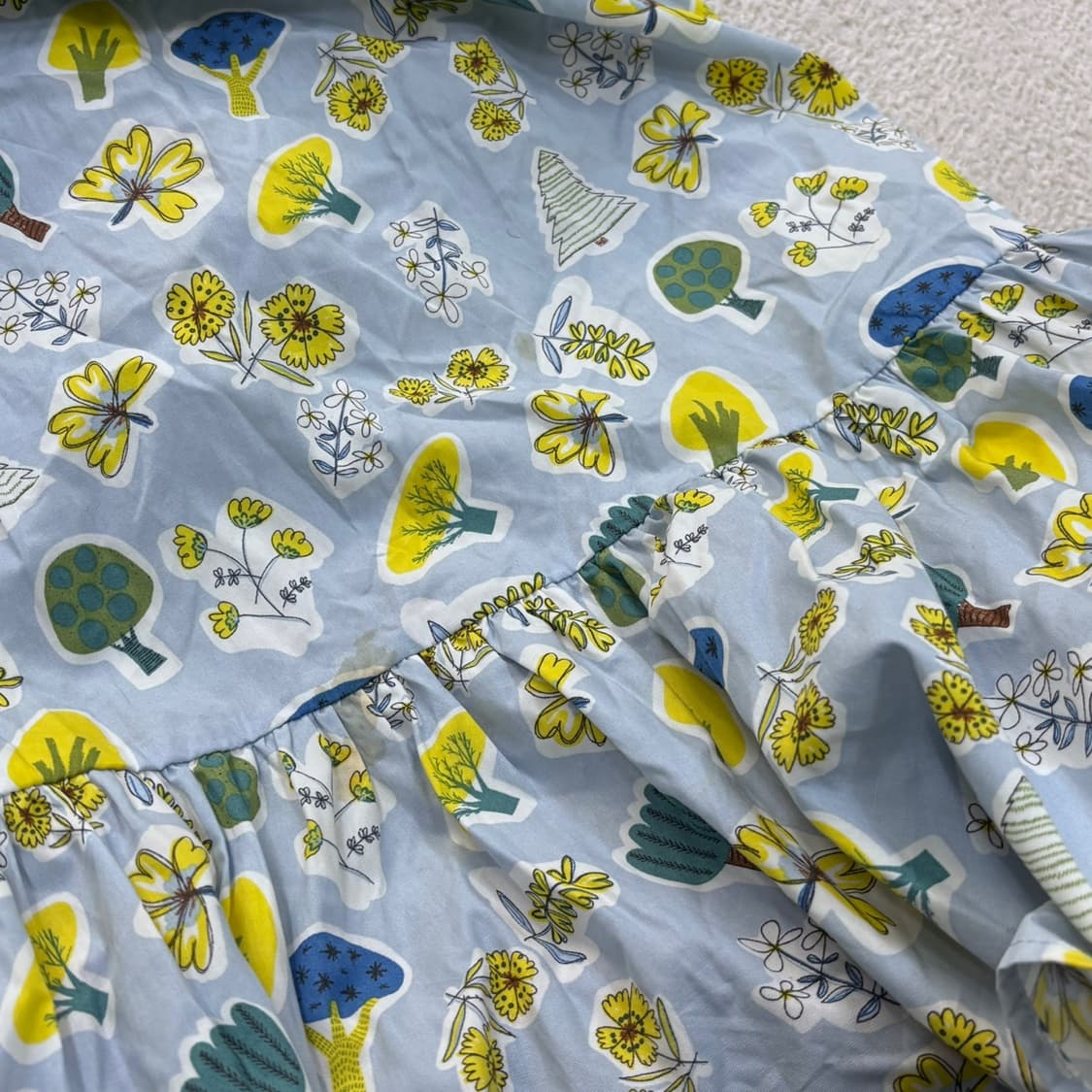 XL 새상품 엘르 키즈 플라워 원피스 0403E 상품이미지5