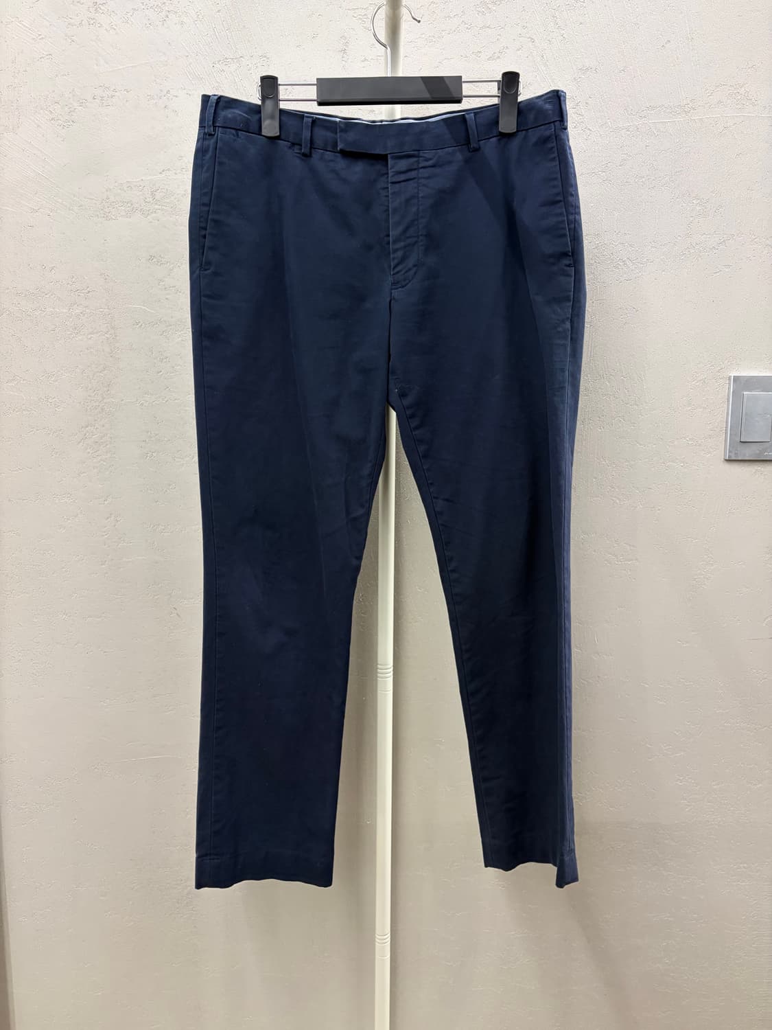 폴로 네이비 면바지 남성 정장 바지 34 상품이미지2