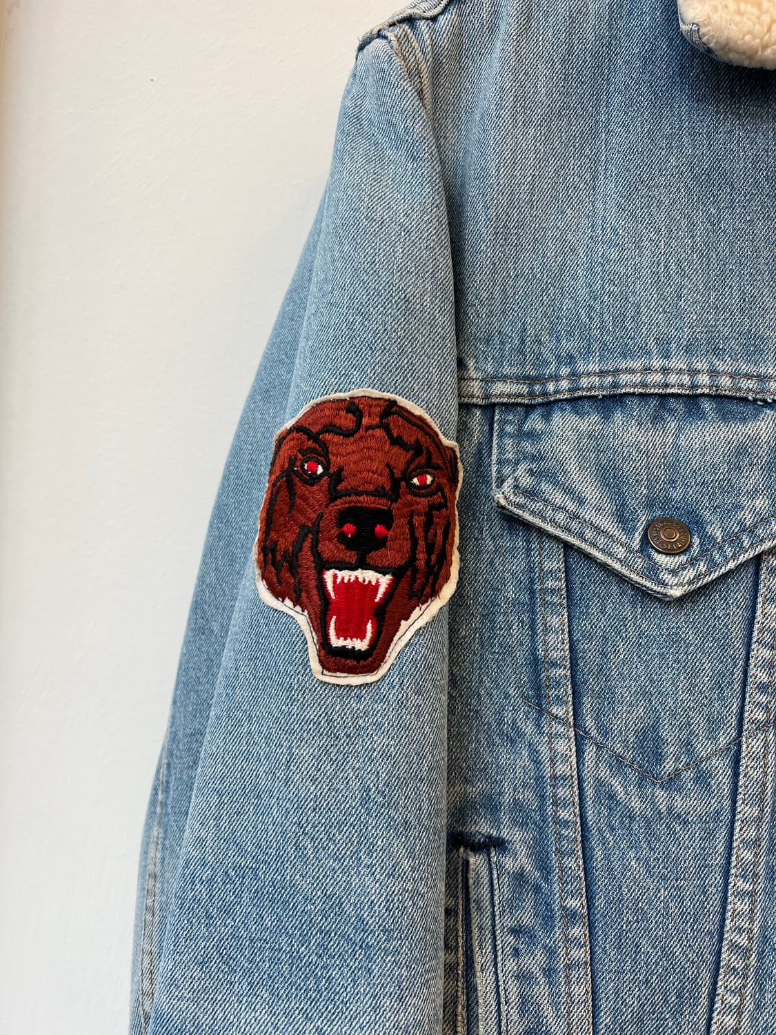 (103)70s 리바이스 오렌지탭 데님 쉐르파 자켓 상품이미지7