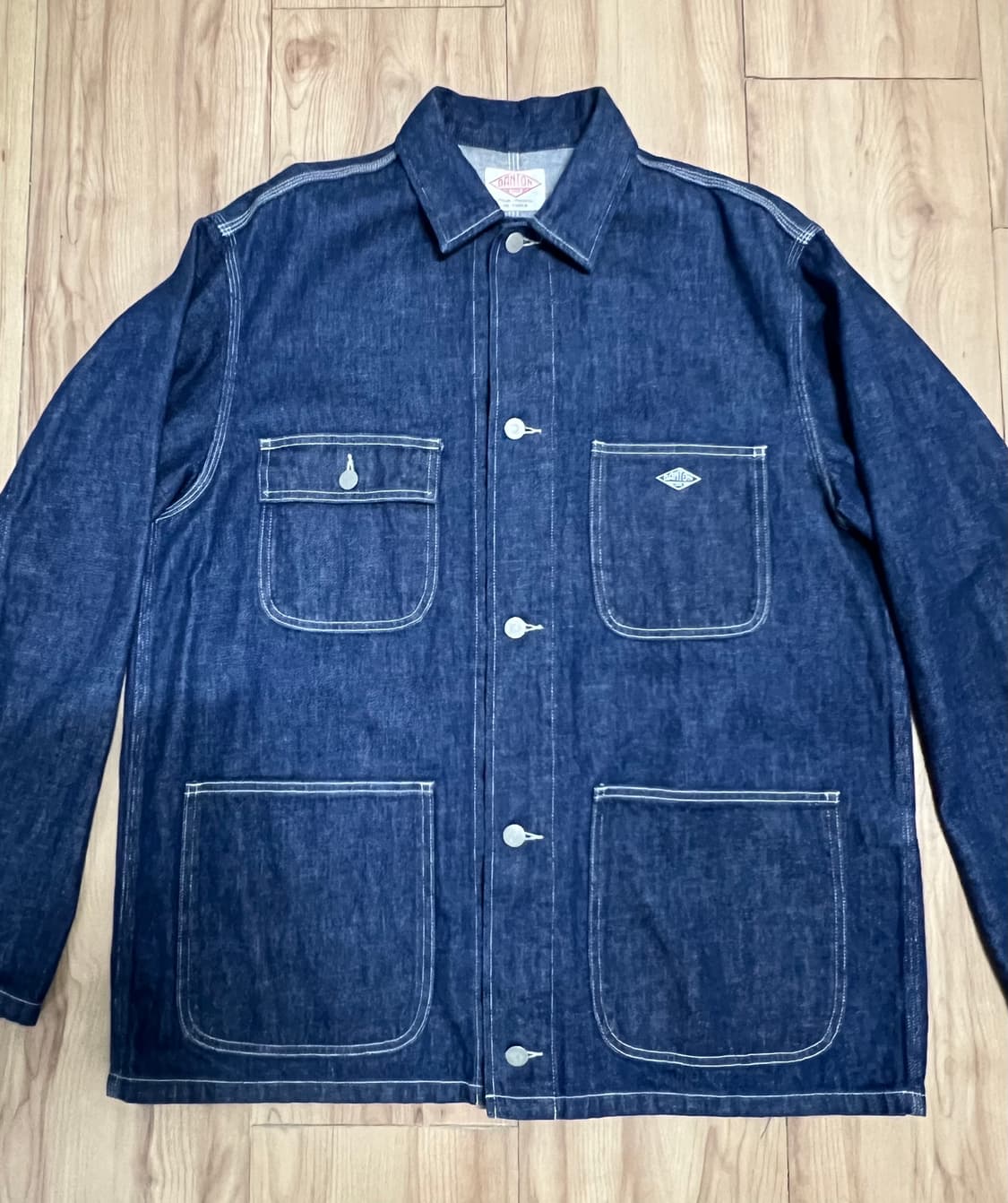 DANTON 단톤 데님 커버올 워크 자켓 상품이미지7