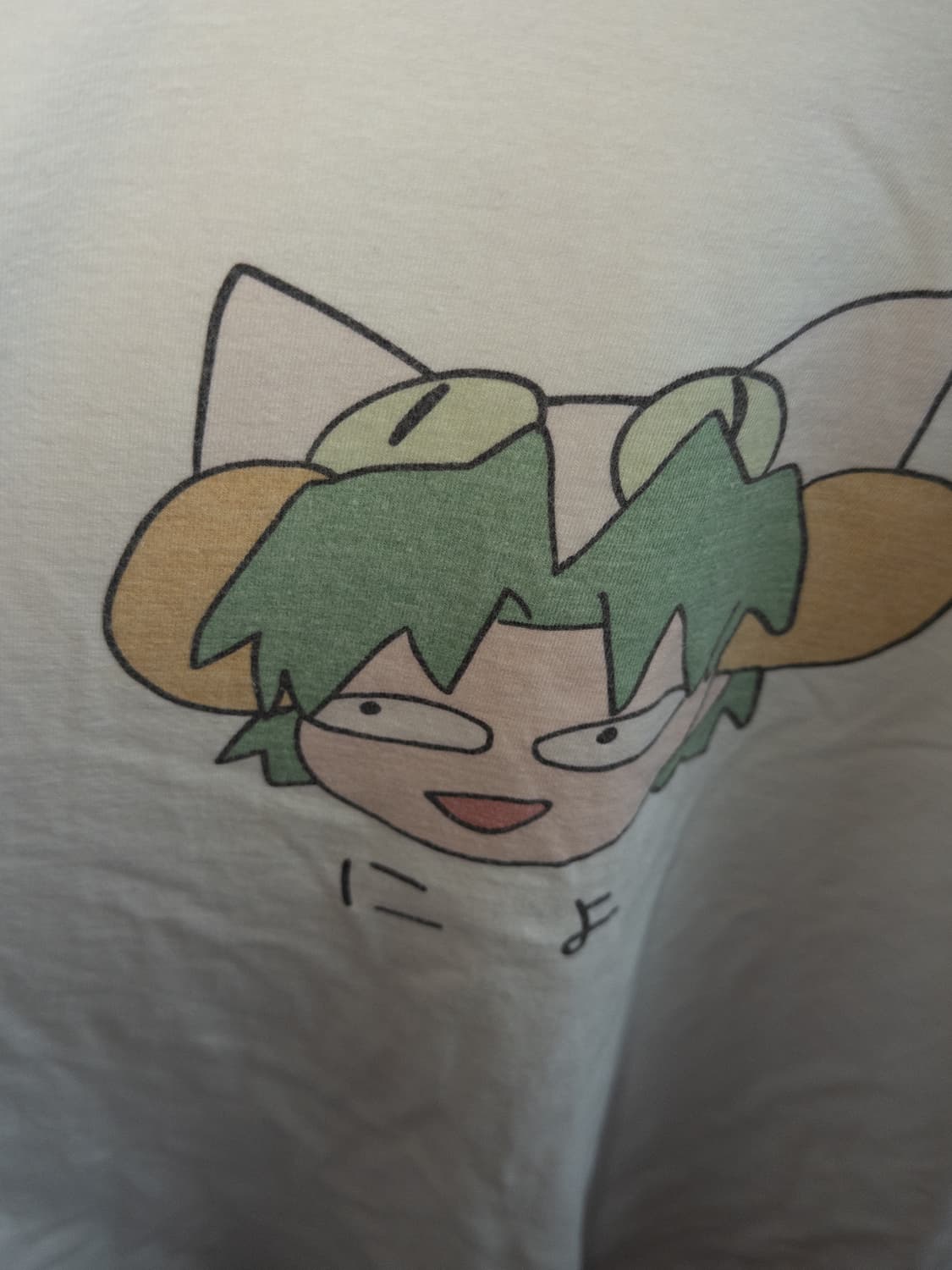 사지님 디지캐럿 부키미 반팔 티셔츠 XL 데지코 게마 일본애니 미소녀 상품이미지2