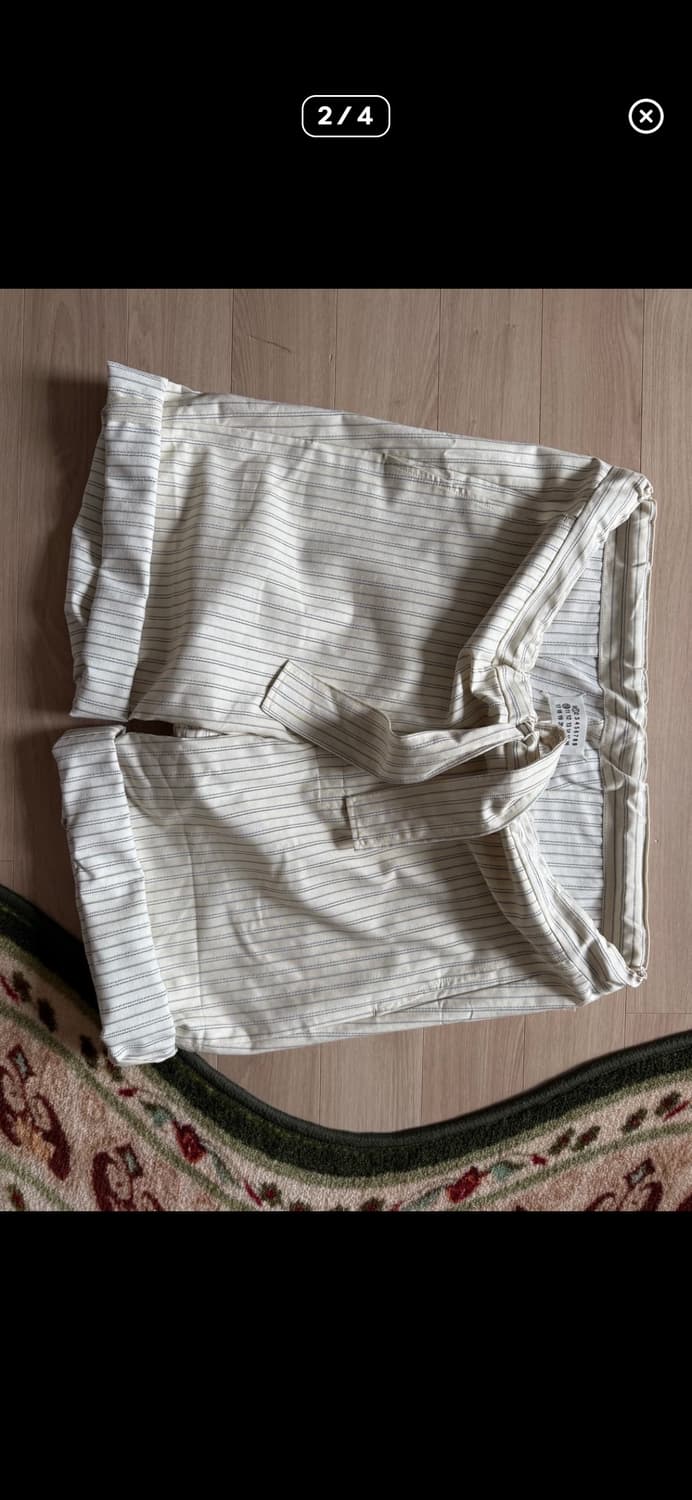 메종마르지엘라 스트라이프 쇼츠 상품이미지2