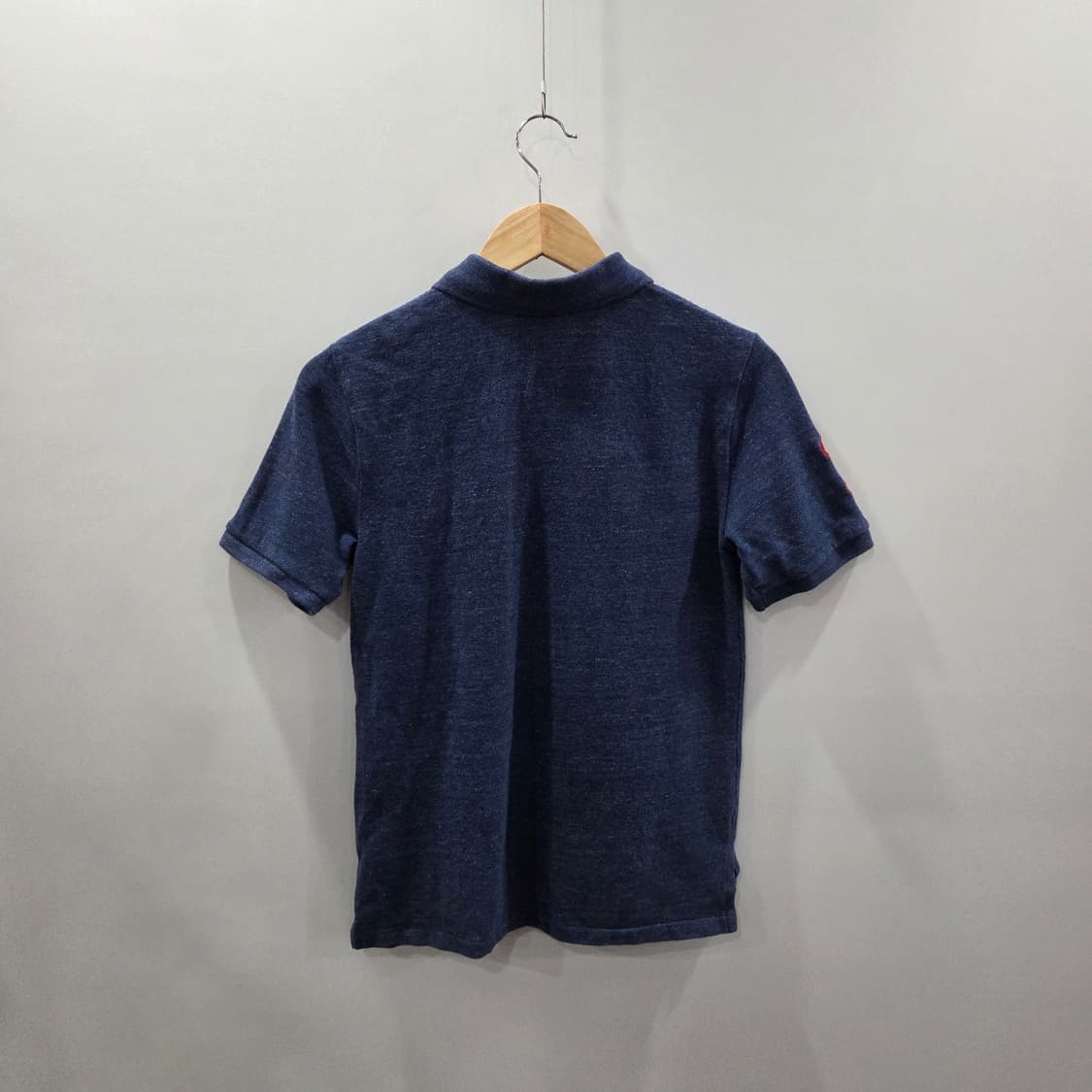 폴로랄프로렌 보이즈 코튼 카라 빅포니 반팔티 멜란지네이비 L/14/16  상품이미지5