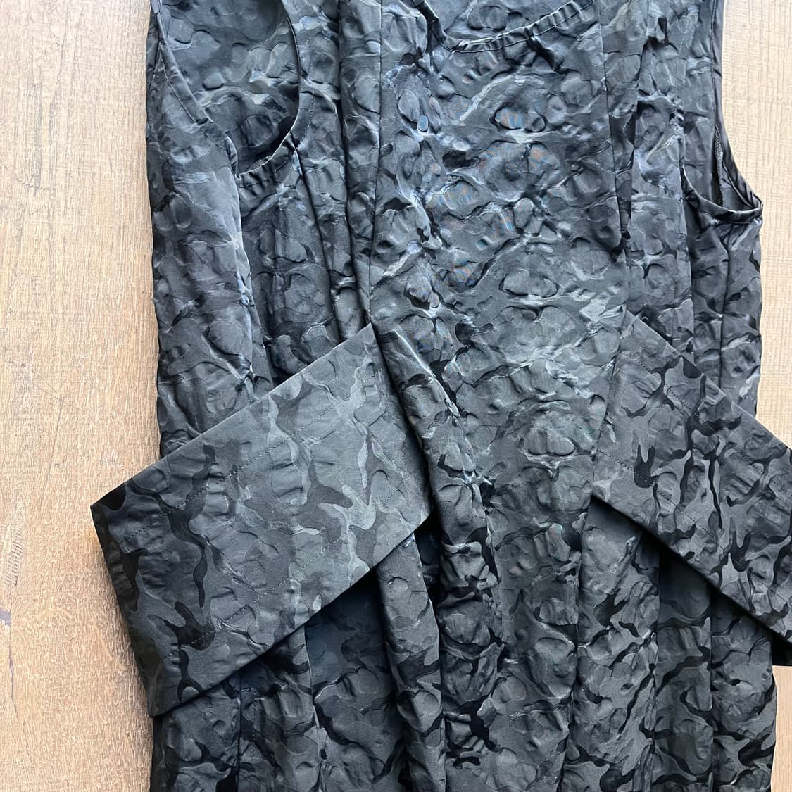 Volume Texture Apron One Piece 상품이미지4