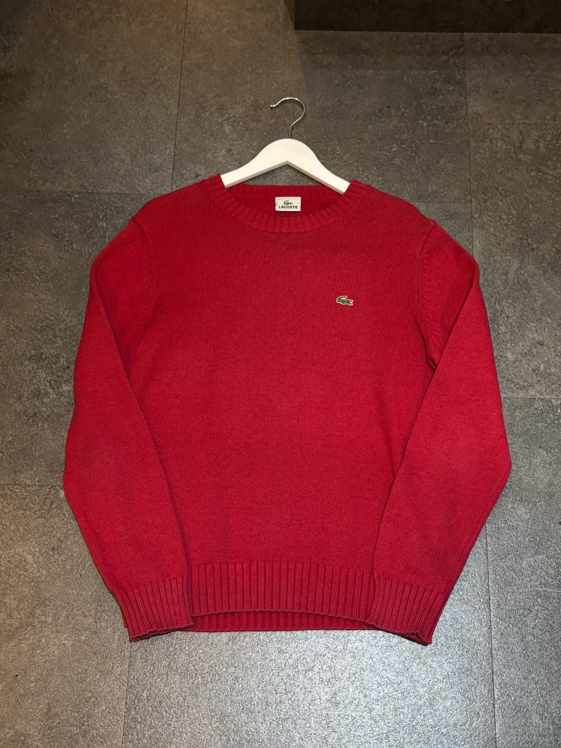 라코스테 니트 레드 3사이즈 상품이미지2