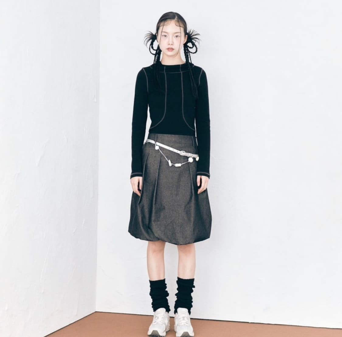 ONSKA BALLOON MIDI SKIRT (2 size) 상품이미지1