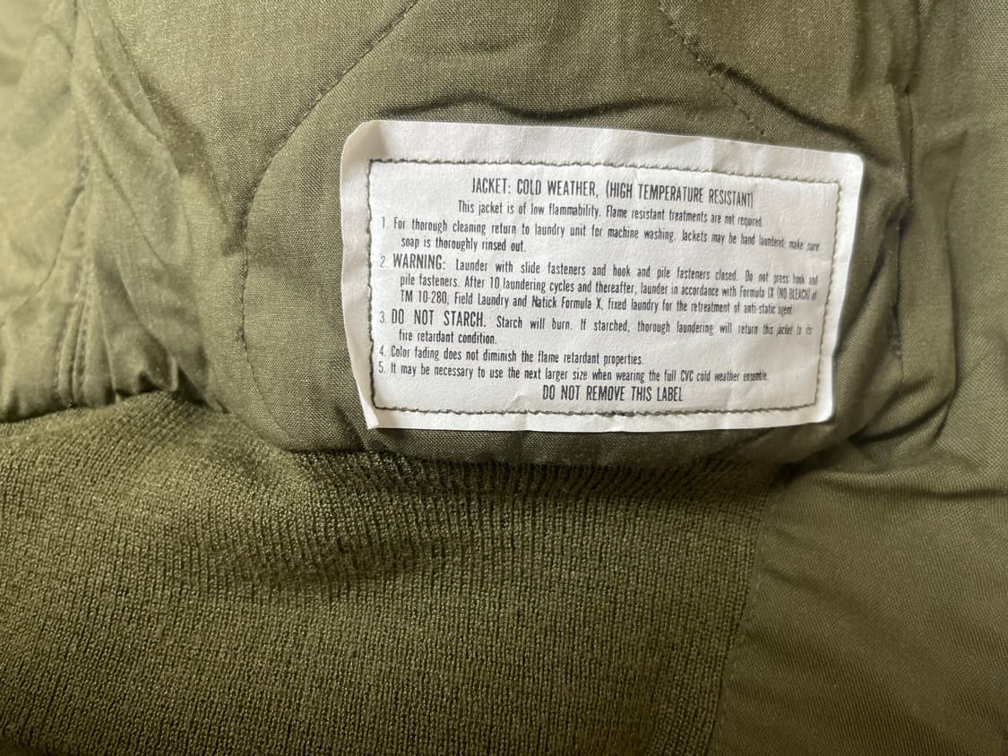 CVC 탱커 자켓 M/R(미디움 레귤러) 민트급 상품이미지4