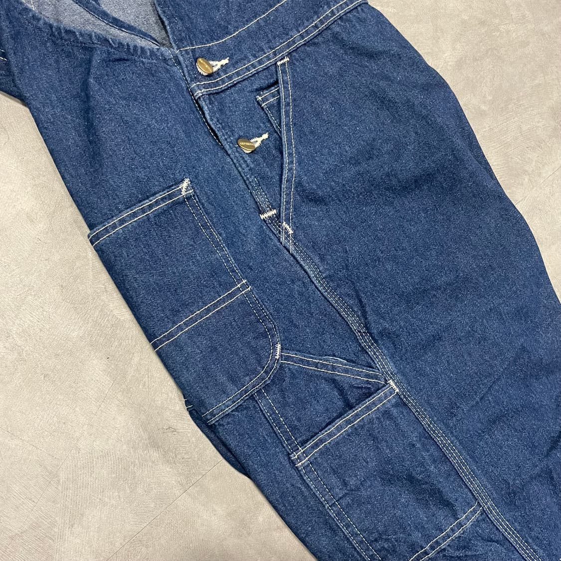 Carhartt 데님 카펜터 오버롤 (35”) 상품이미지6