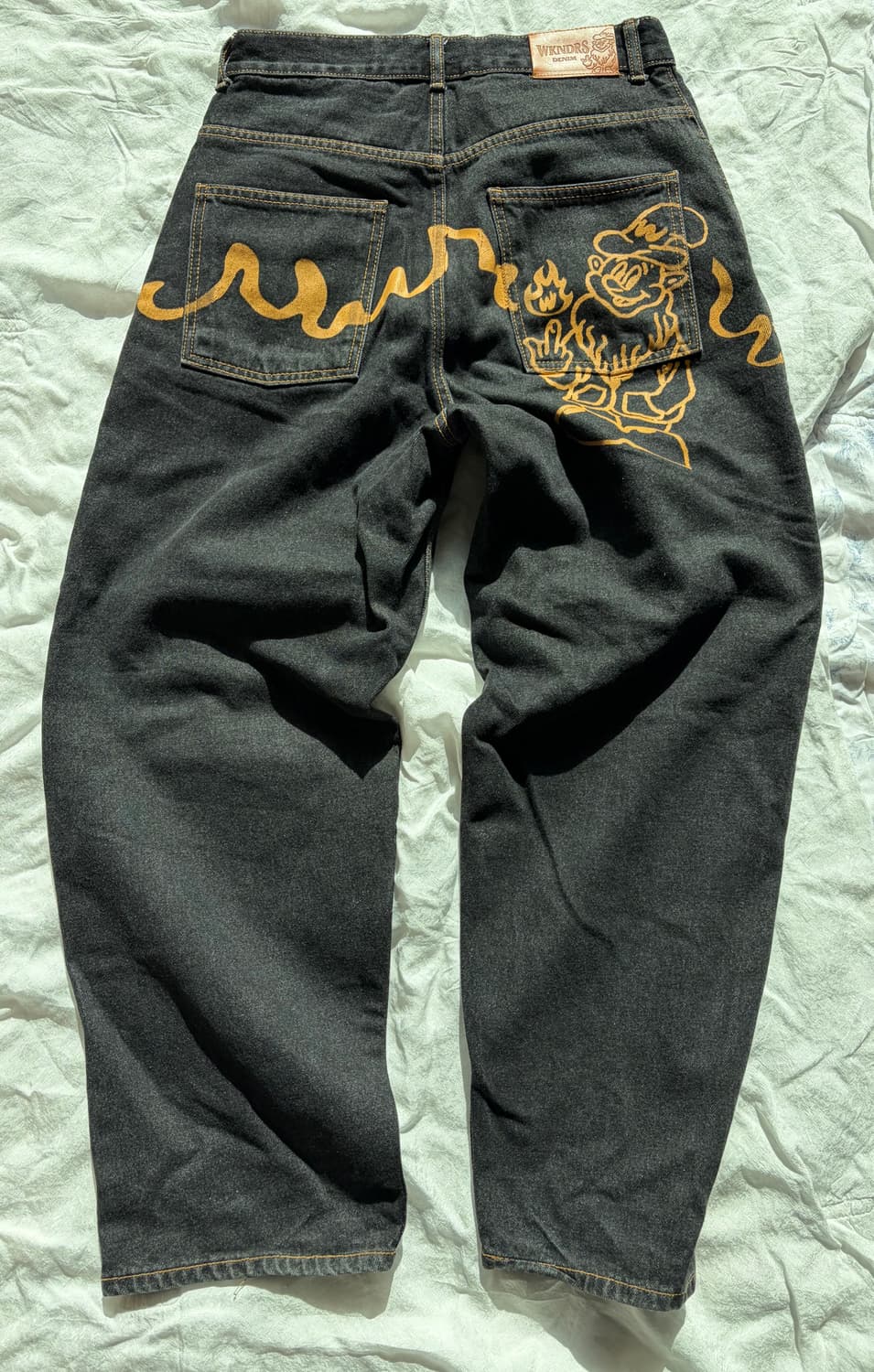 위캔더스 드워프 데님 팬츠 S사이즈 상품이미지1
