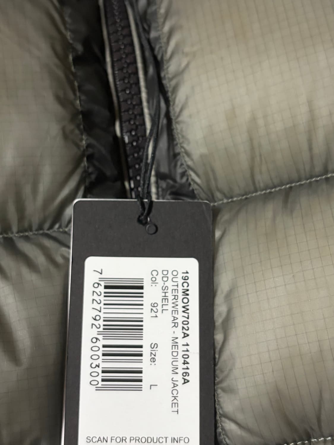 CP컴퍼니 DD쉘 후드 다운 패딩 L 건메탈 재팬 익스클루시브 상품이미지5