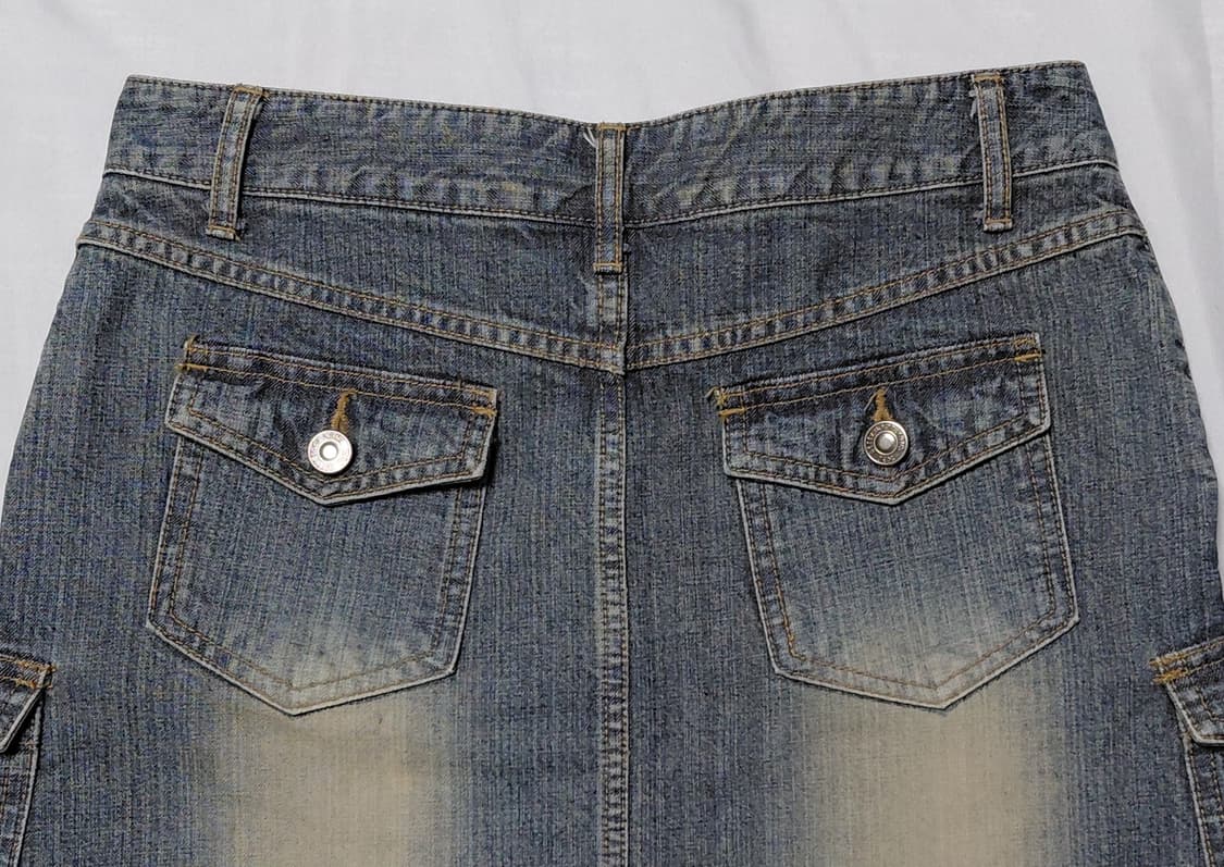 베티붑(Betty Boop) 정품 카고 데님 미니스커트 (66) 상품이미지7