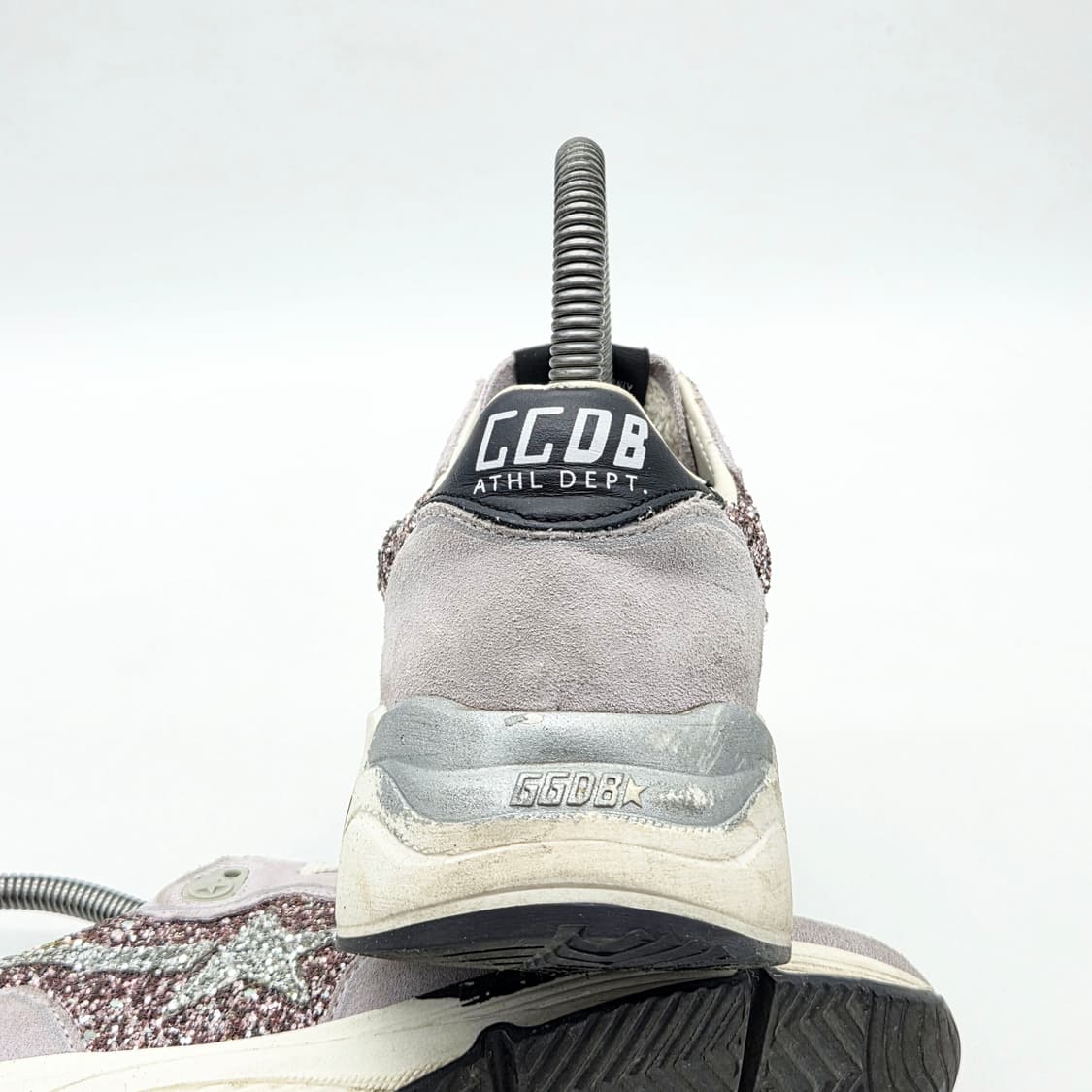 골든구스 우먼스 런닝솔 스니커 글리터 핑크 (36) 상품이미지2