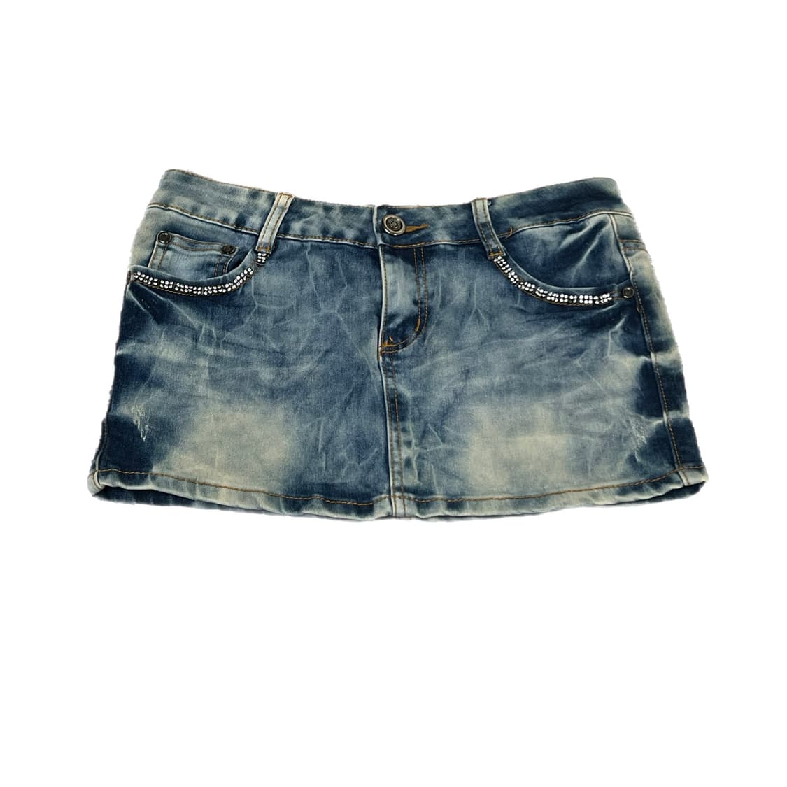 Y2K Vintage Denim Mini Skirt 상품이미지1