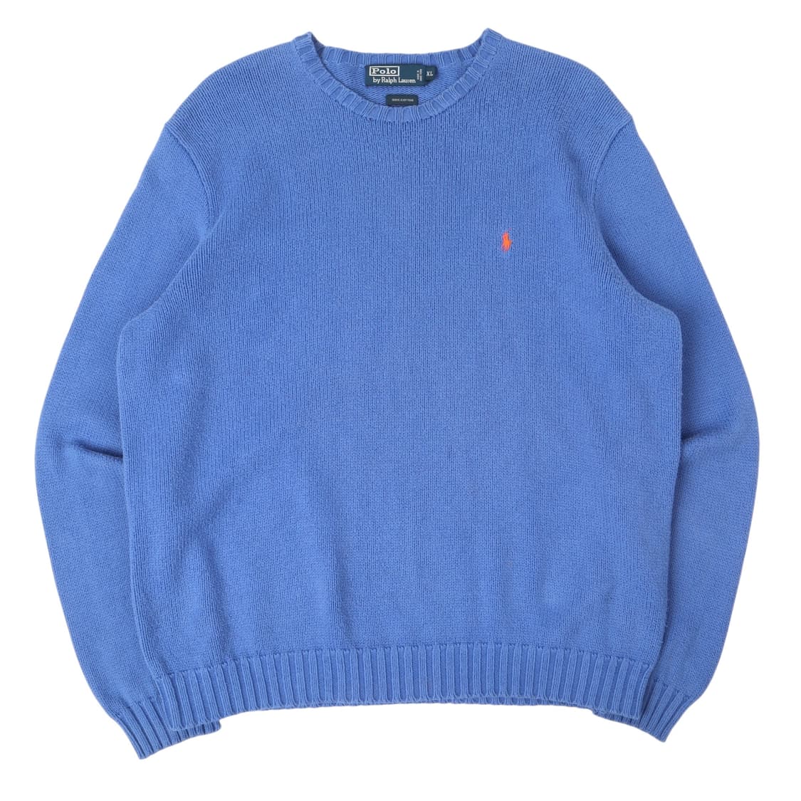 폴로 랄프로렌 블루 베이직포니 라운드 니트 상품이미지1