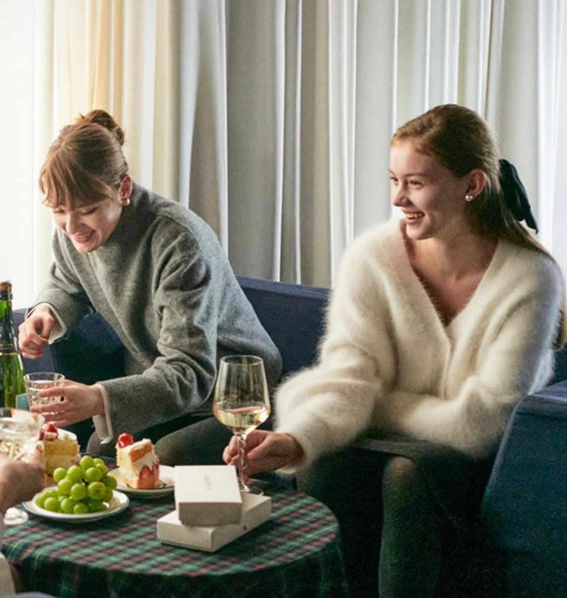 닐바이피 25WN angora cardigan 앙고라 가디건 베이비파우더 상품이미지1