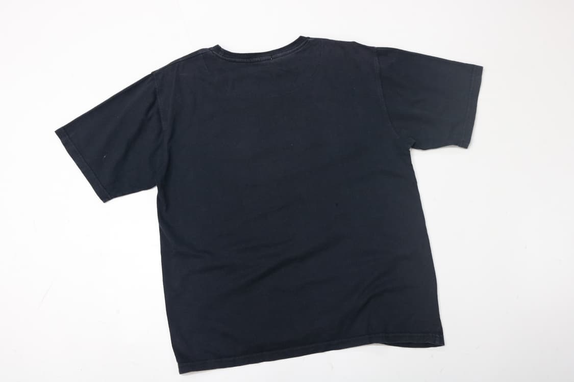 Ghetto 게토 빈티지 그래픽 프린팅 블랙 반팔 티셔츠 (M) 상품이미지6