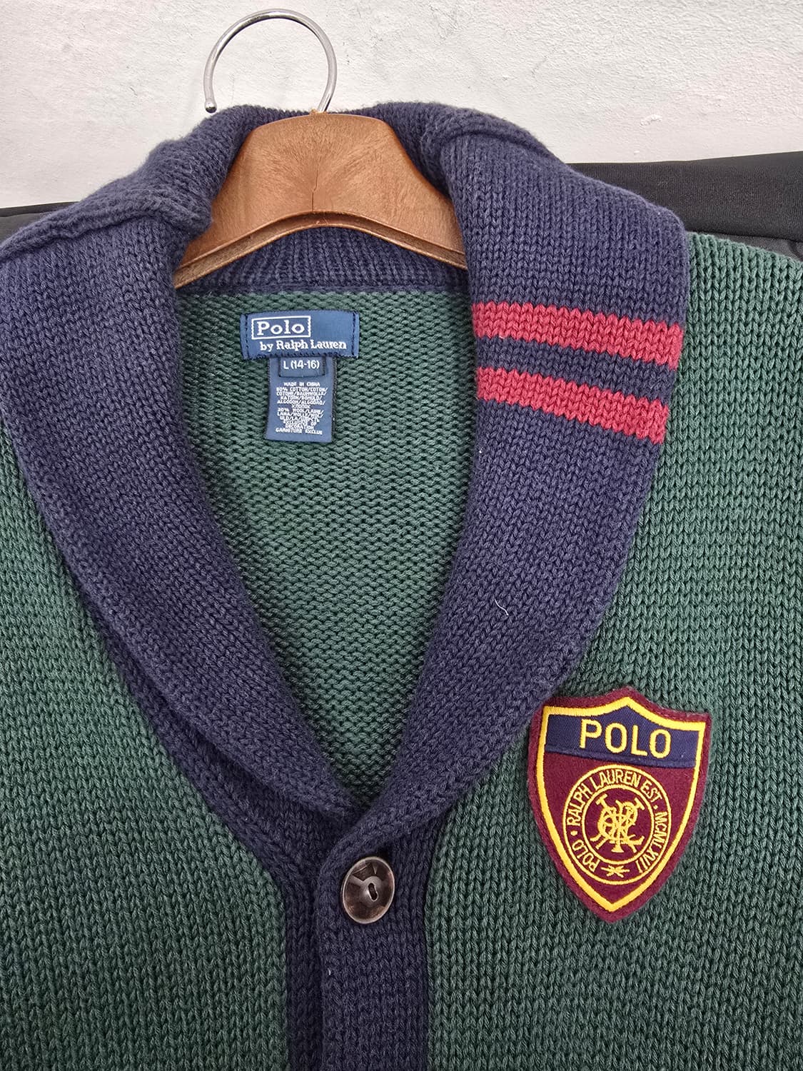 폴로랄프로렌 숄카라 니트 가디건 상품이미지4