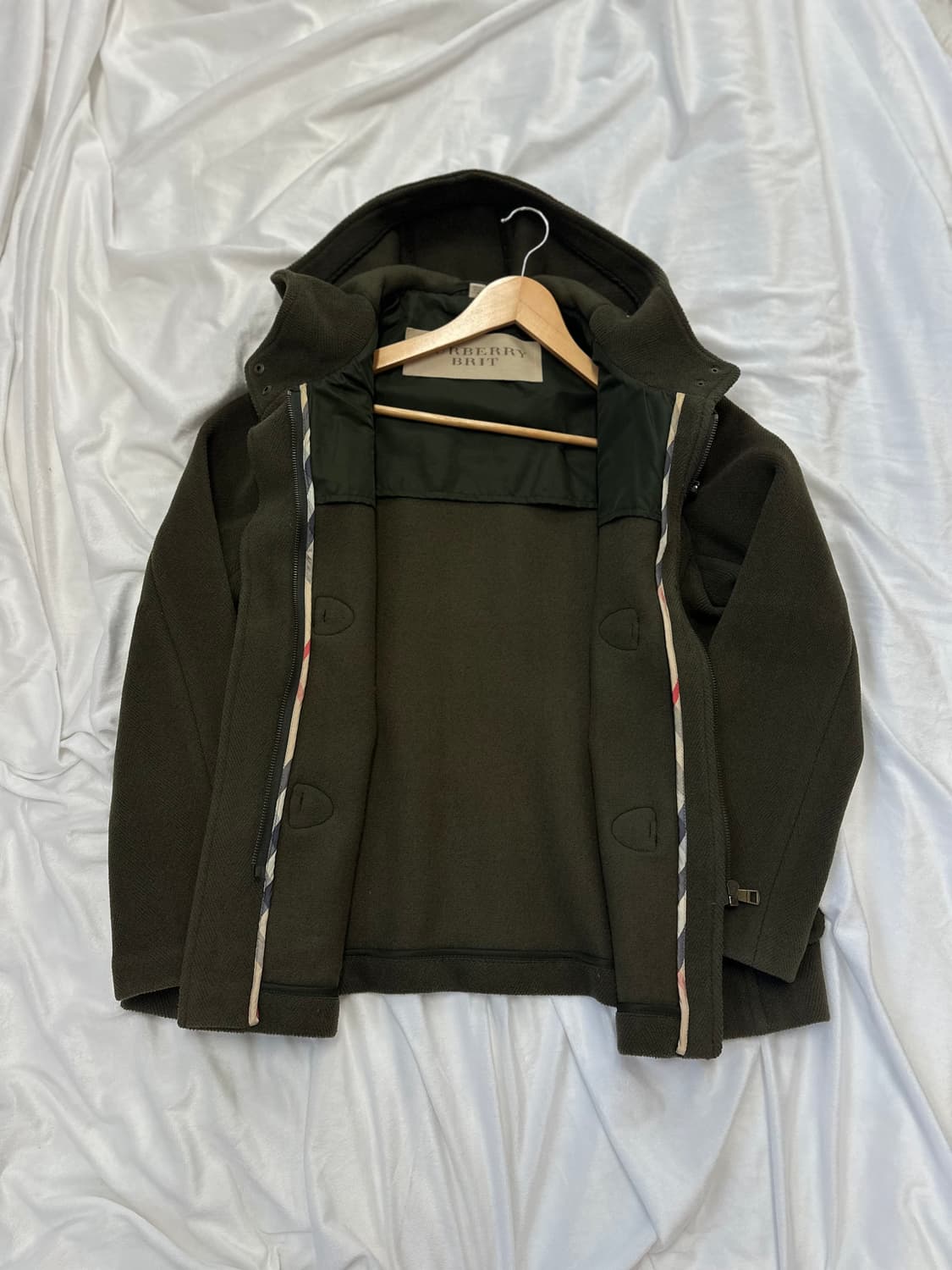 (UK14)버버리 더플코트 카키 상품이미지5