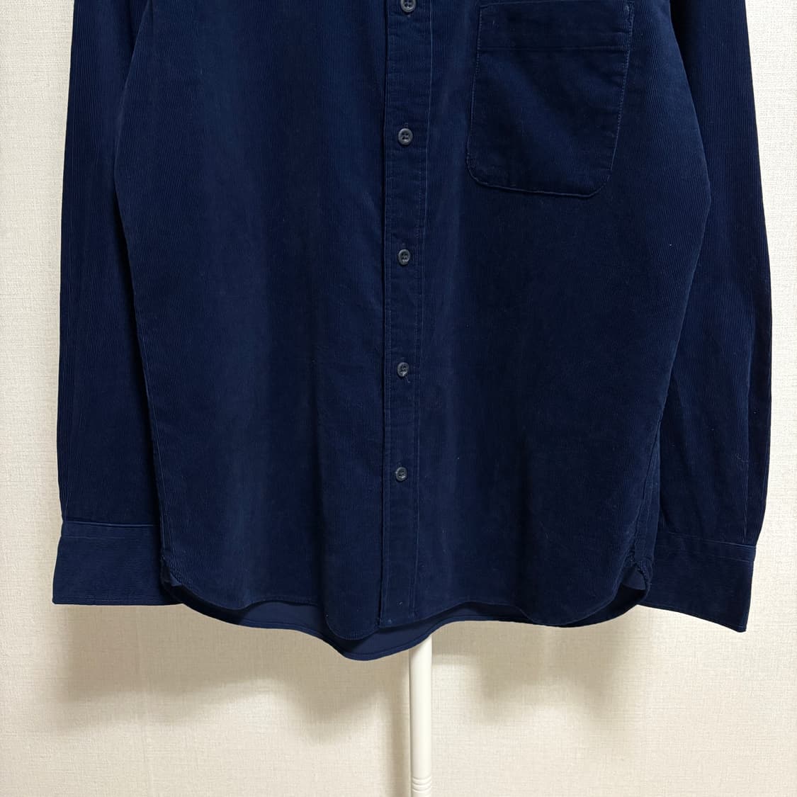 유니클로 코듀로이 셔츠 / 네이비, M 상품이미지3