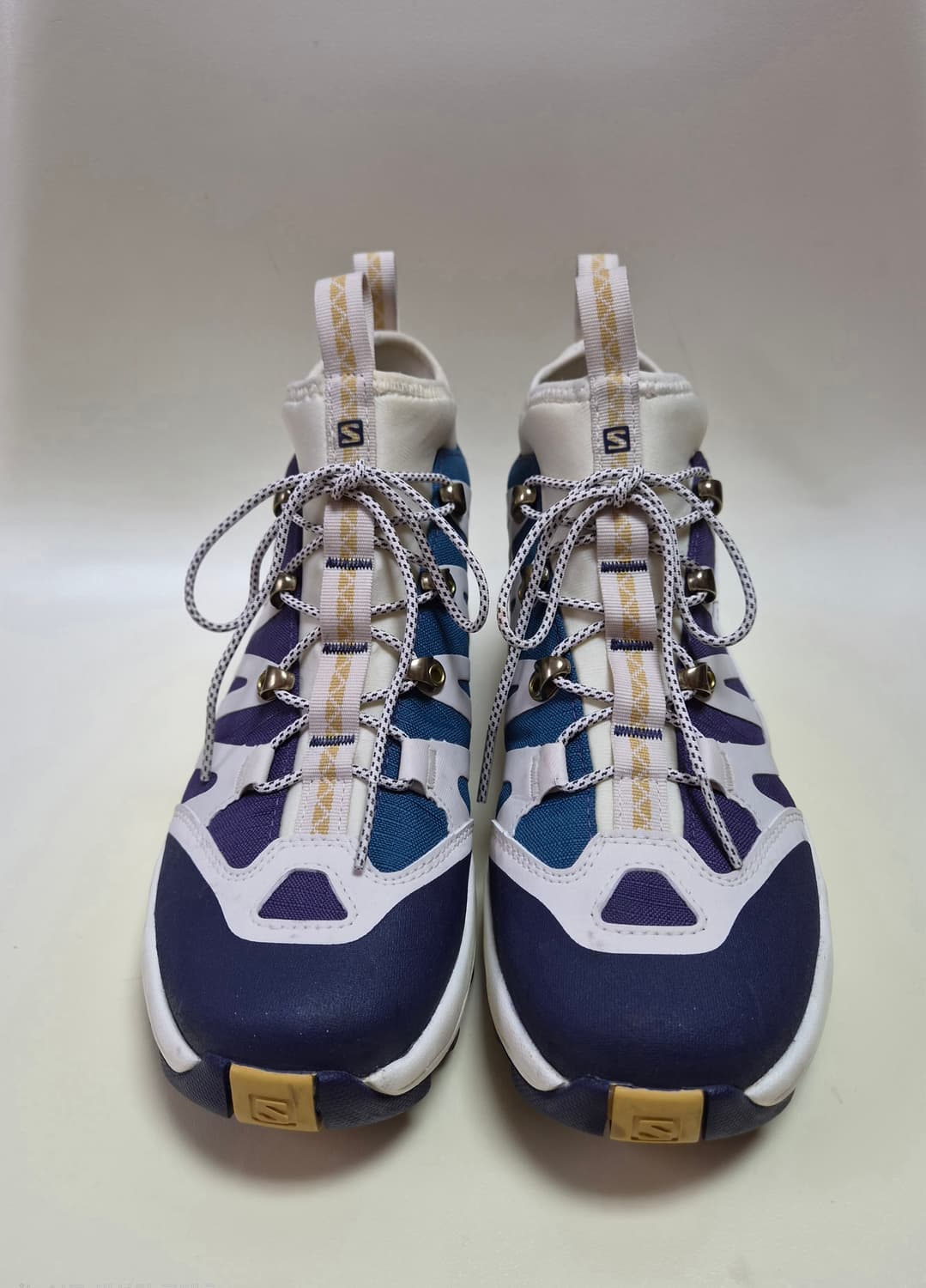 살로몬 고어텍스 운동화 250 크림퍼플브라운 상품이미지2