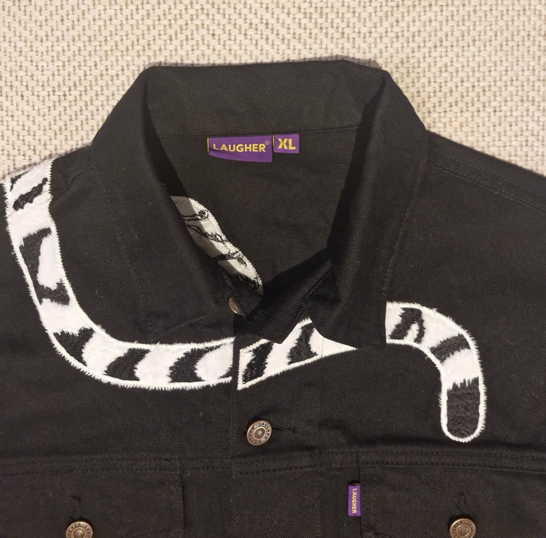 라퍼 타이거 데님 자켓 XL 상품이미지3