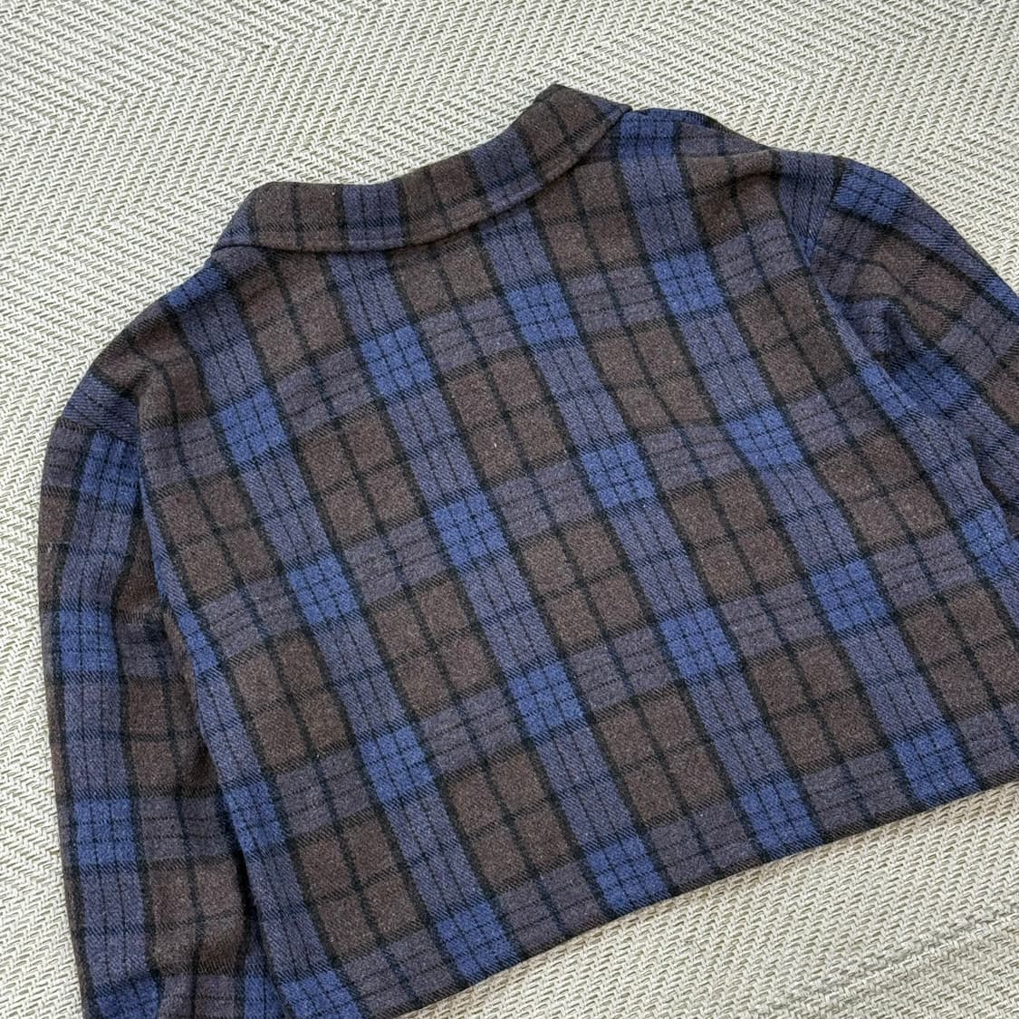 헤더 체크 크롭셔츠 r2373 상품이미지4