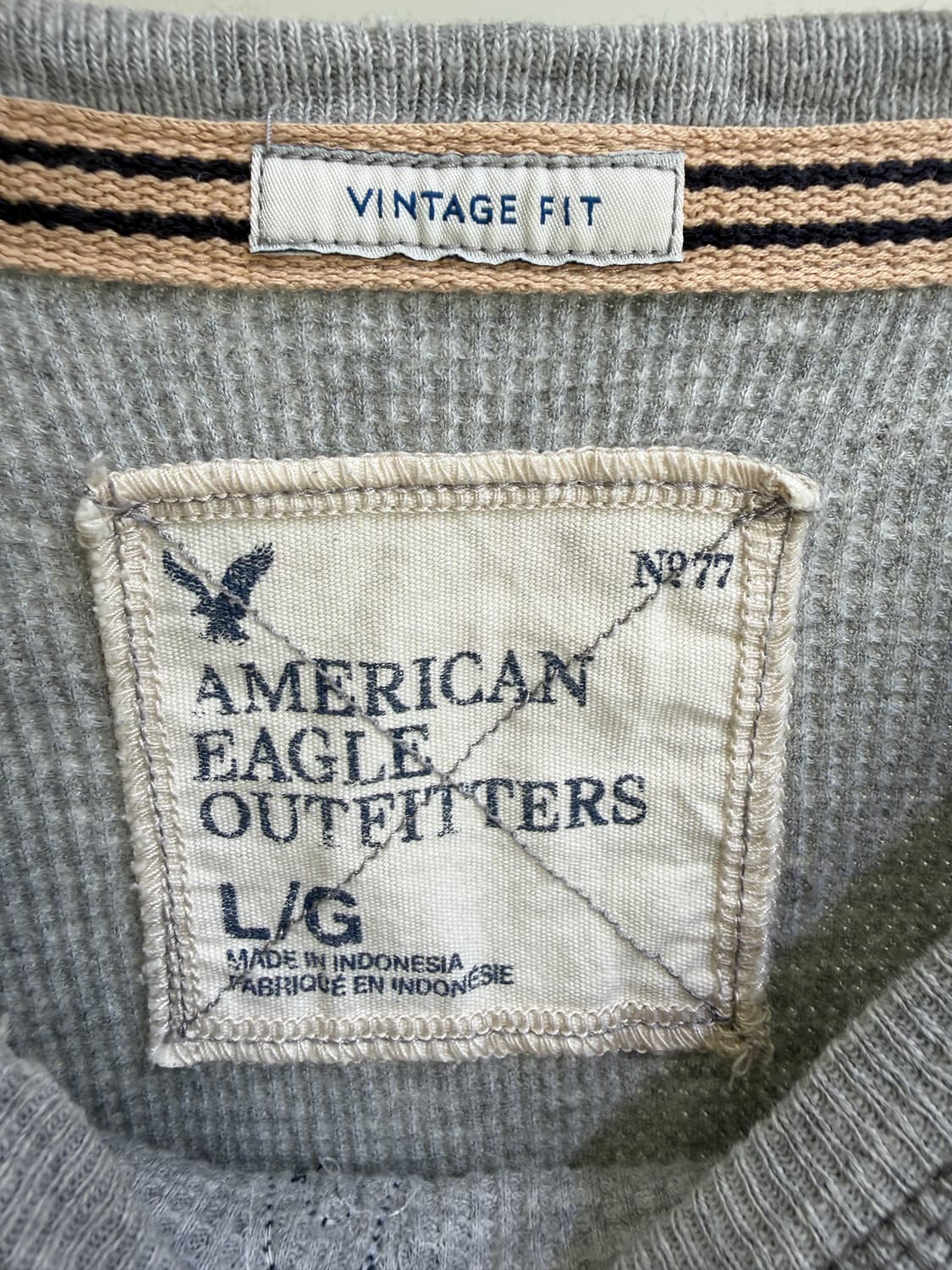 ABERCROMBIE 와플 롱슬리브  상품이미지6