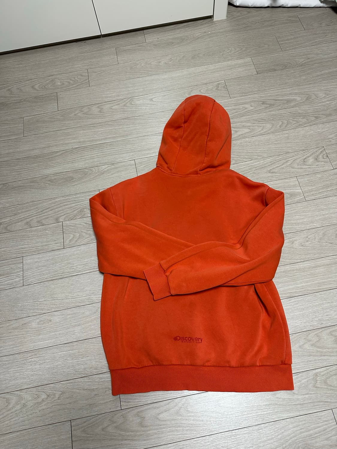 이걸로 우빵잡자. 디스커버리 후드티 주황색 오랜지 씻 상품이미지3