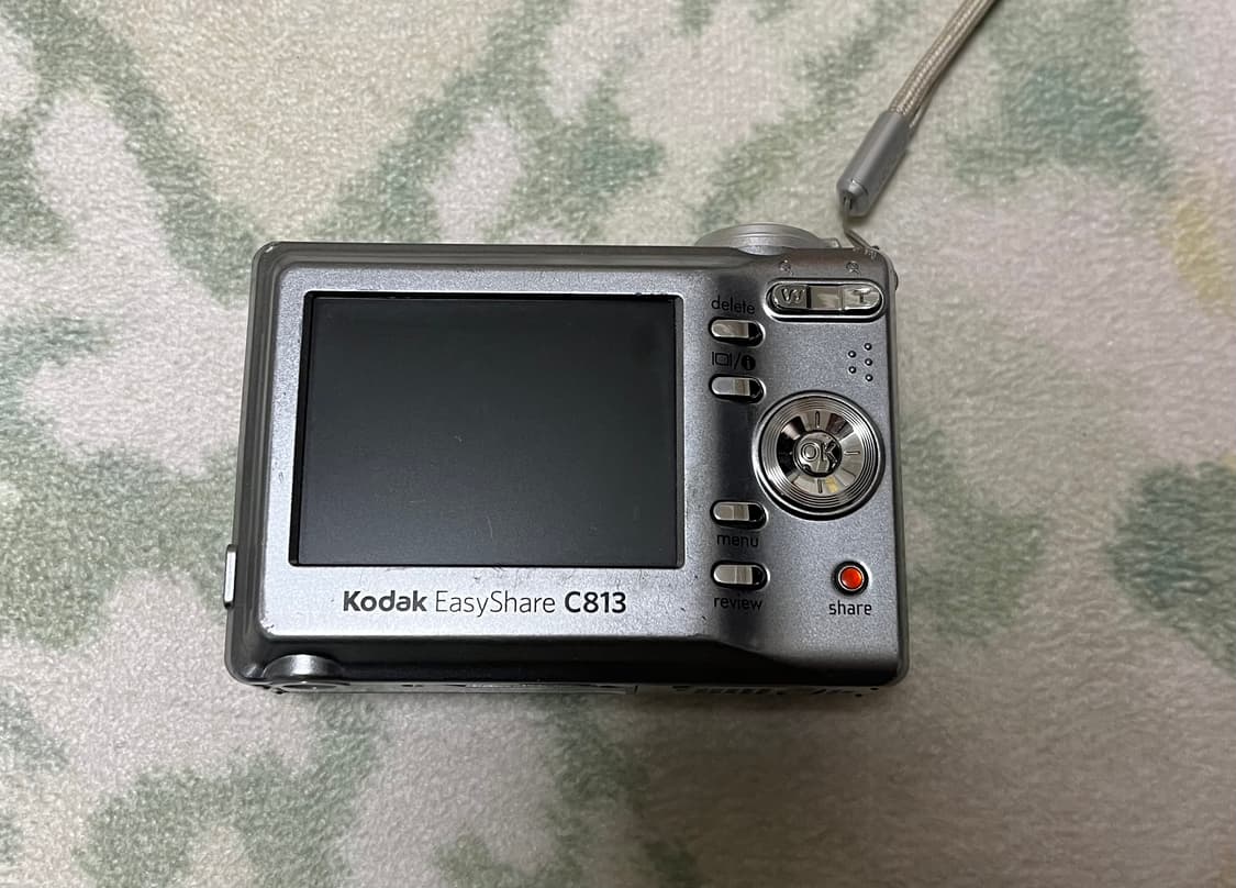 코닥 이지쉐어 kodak c813 실버 디카 빈티지 카메라  상품이미지2