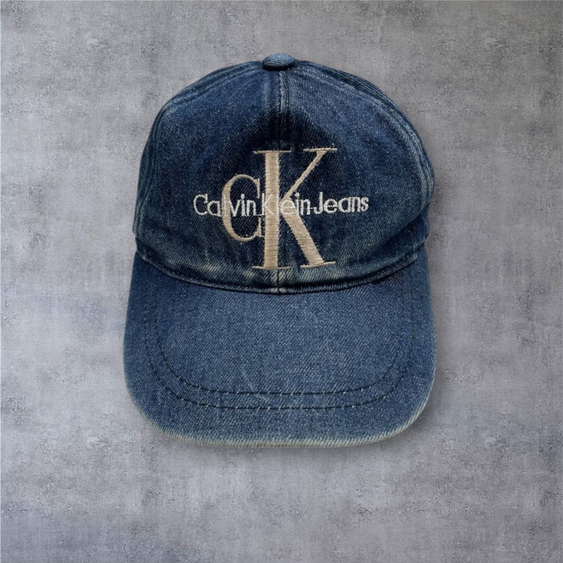 캘빈클라인 진스  90s 빈티지 데님 볼캡 모자 상품이미지1