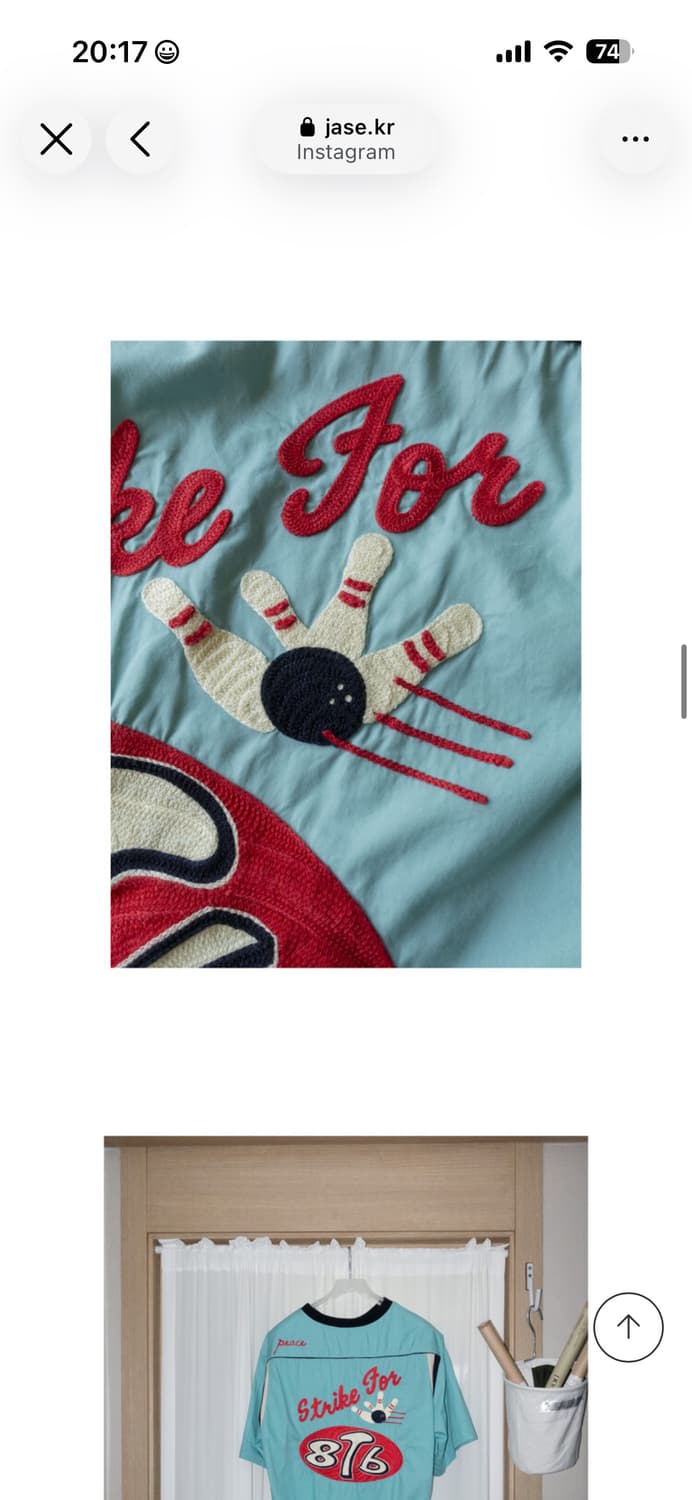 kapital 8tb bowling half pullover 소다 상품이미지6