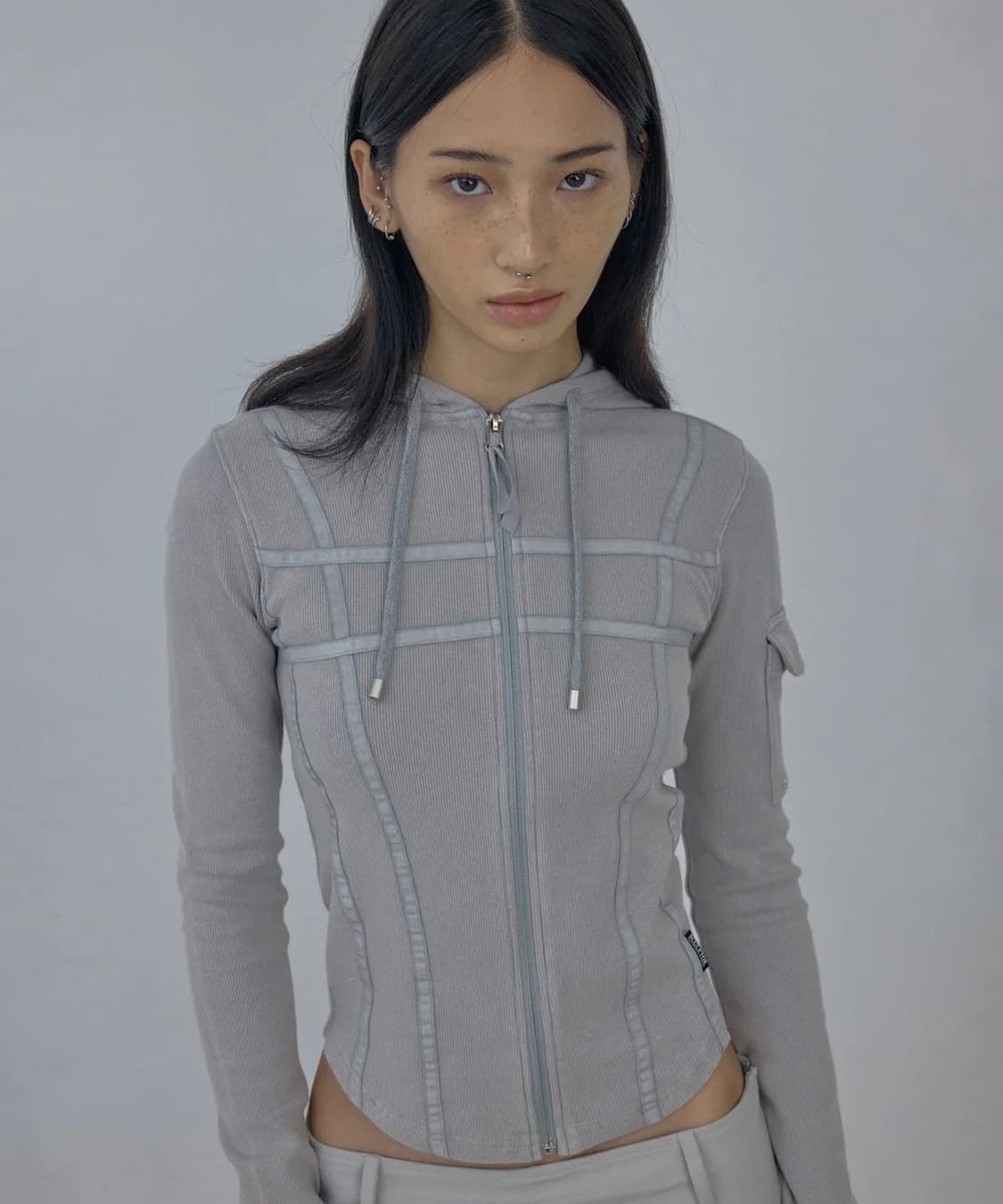 스컬프터 워시드 본디지 후디 상품이미지2