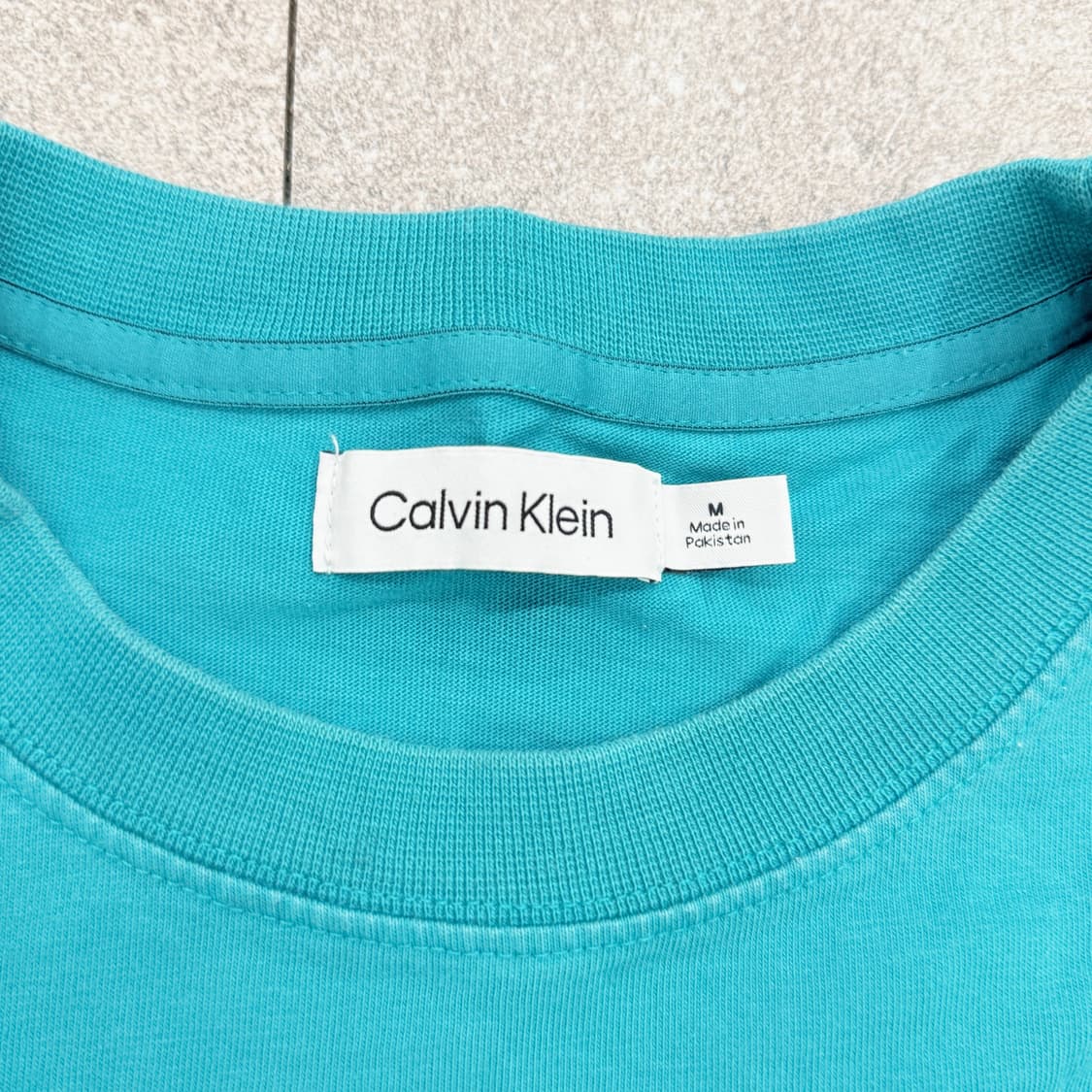 캘빈클라인 반팔 티셔츠(민트) 로고 프린팅  상품이미지5