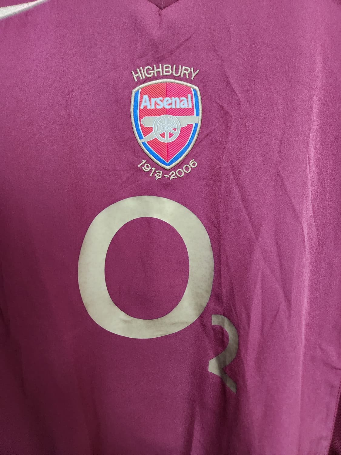 아스날Arsenal 05-06 홈 축구 유니폼 XL 상품이미지5